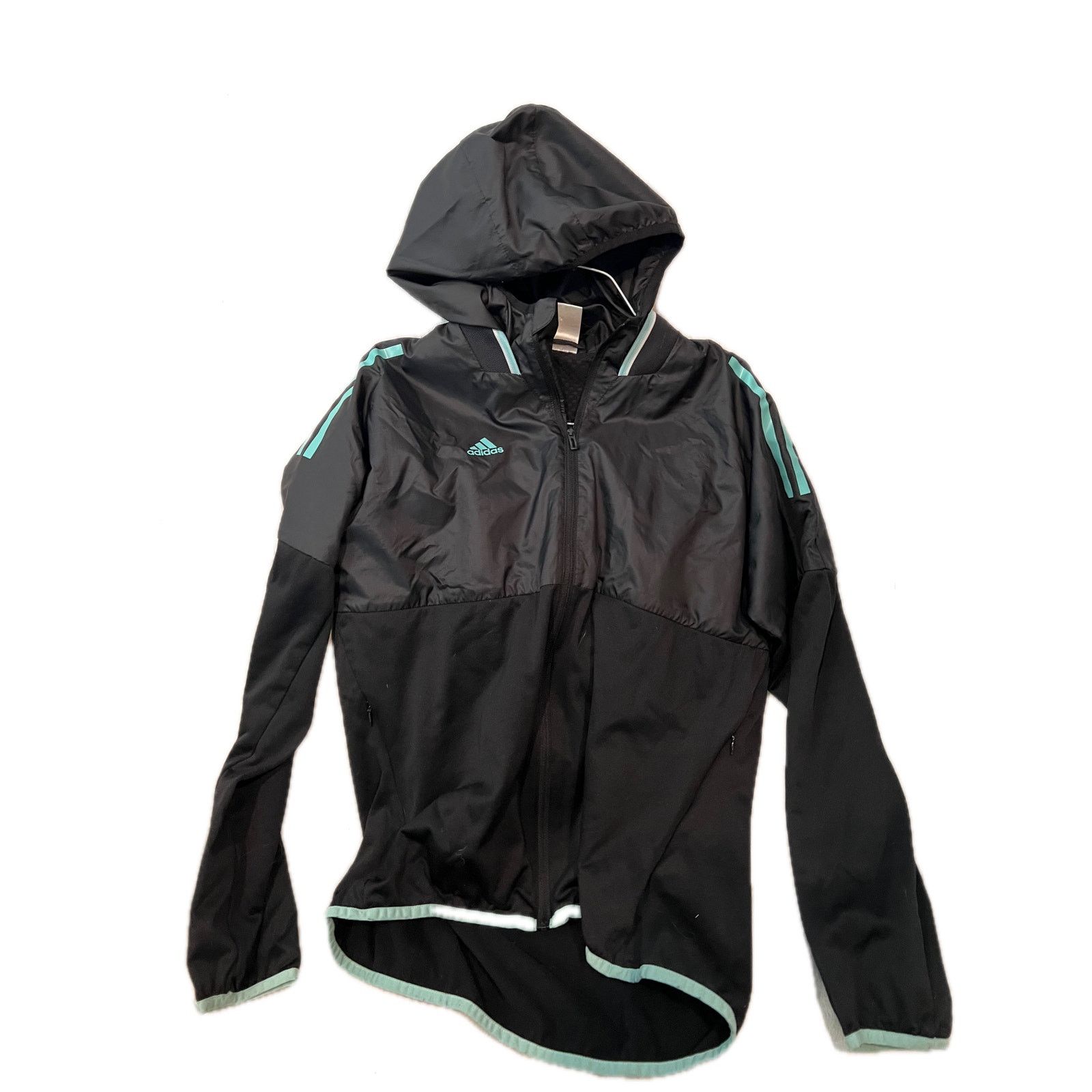 Adidas Adidas Full Zip Windbreaker Hoodie Womans M (8-10) Size M / US 6-8 / IT 42-44 - 1 Thumbnail
