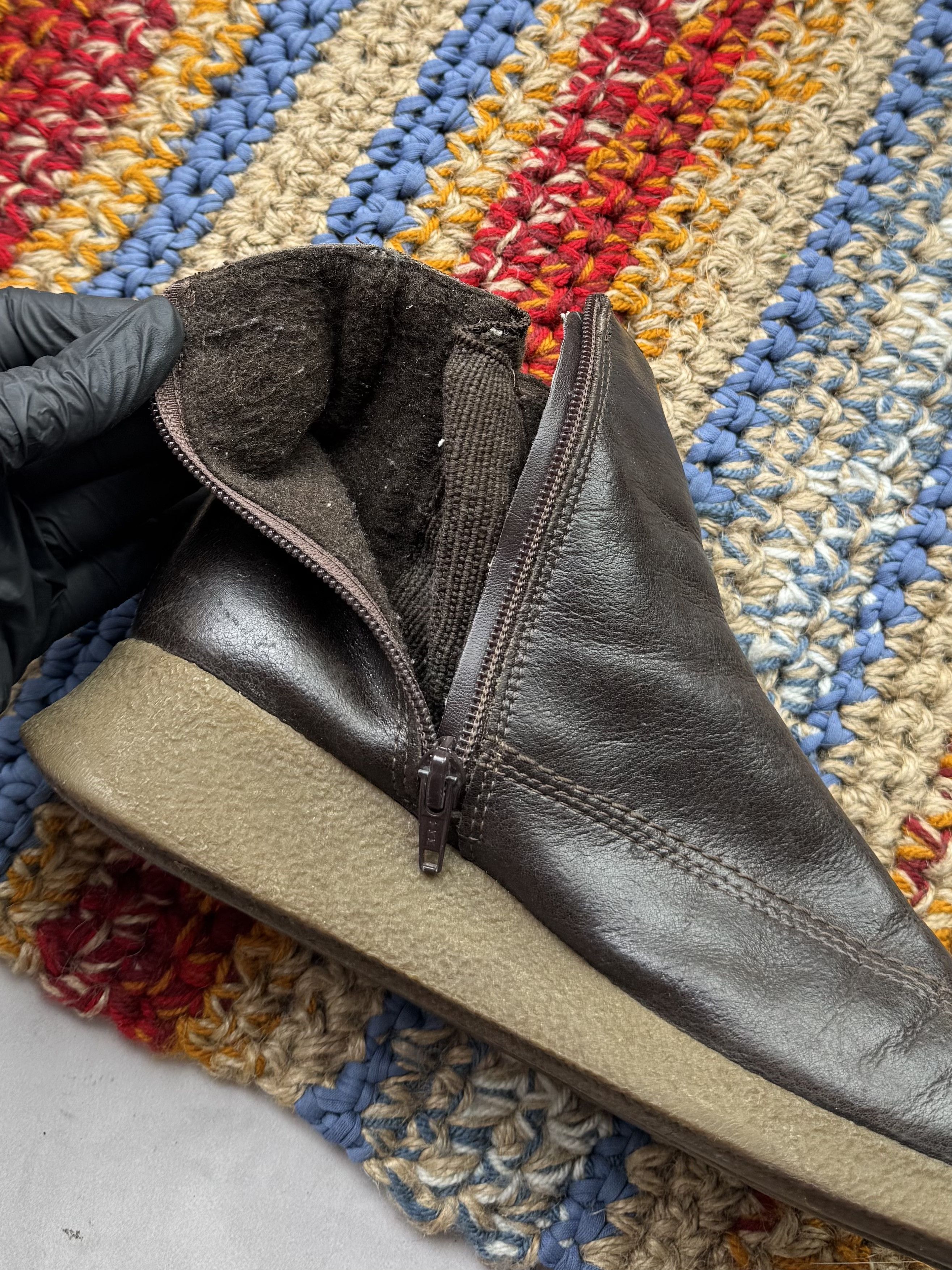 Japanese Brand Vintage Leather Boots (E4) Size US 8 / IT 38 - 10 Thumbnail