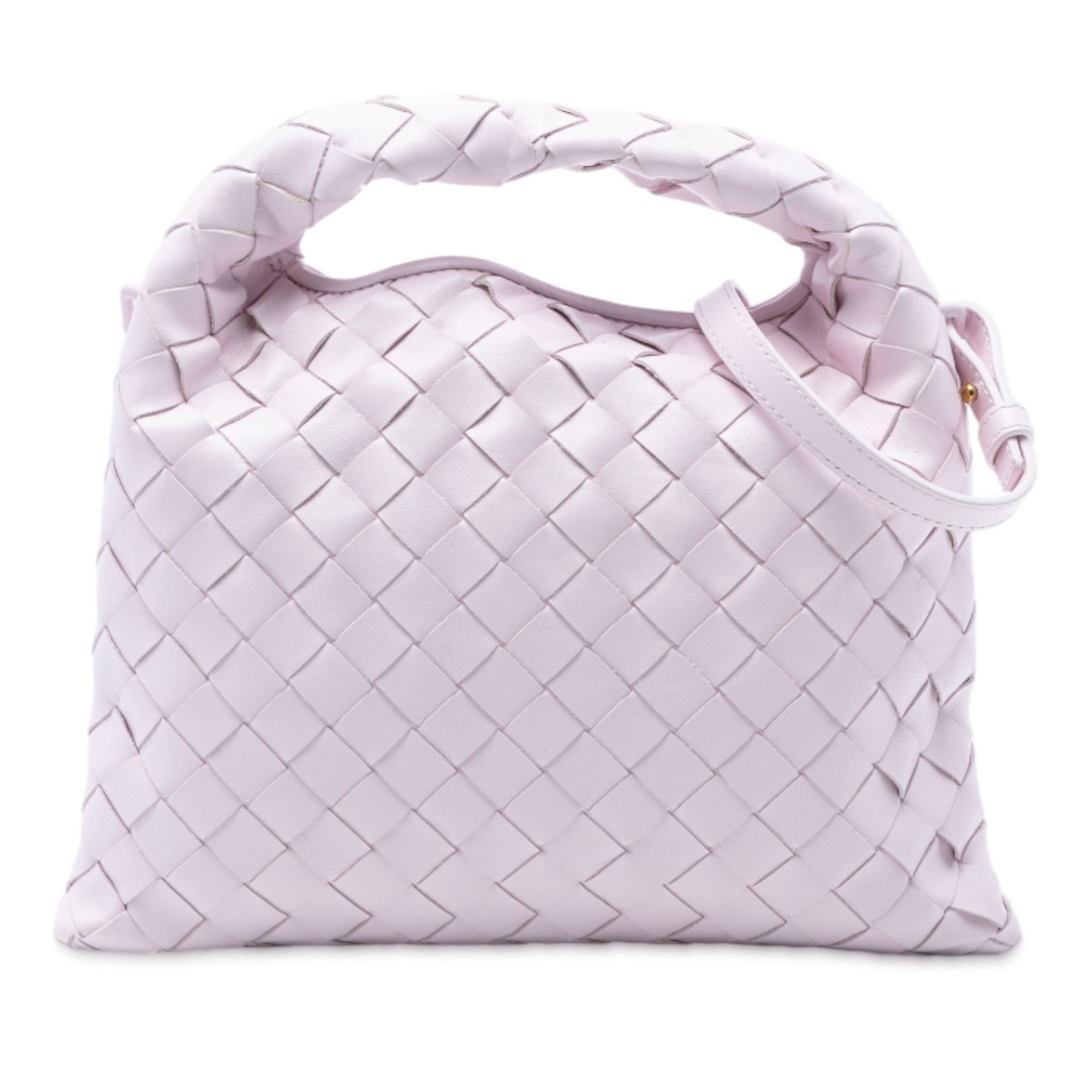 Bottega Veneta Bottega Veneta Mini Calfskin Intrecciato Hop Satchel Size ONE SIZE - 1 Thumbnail