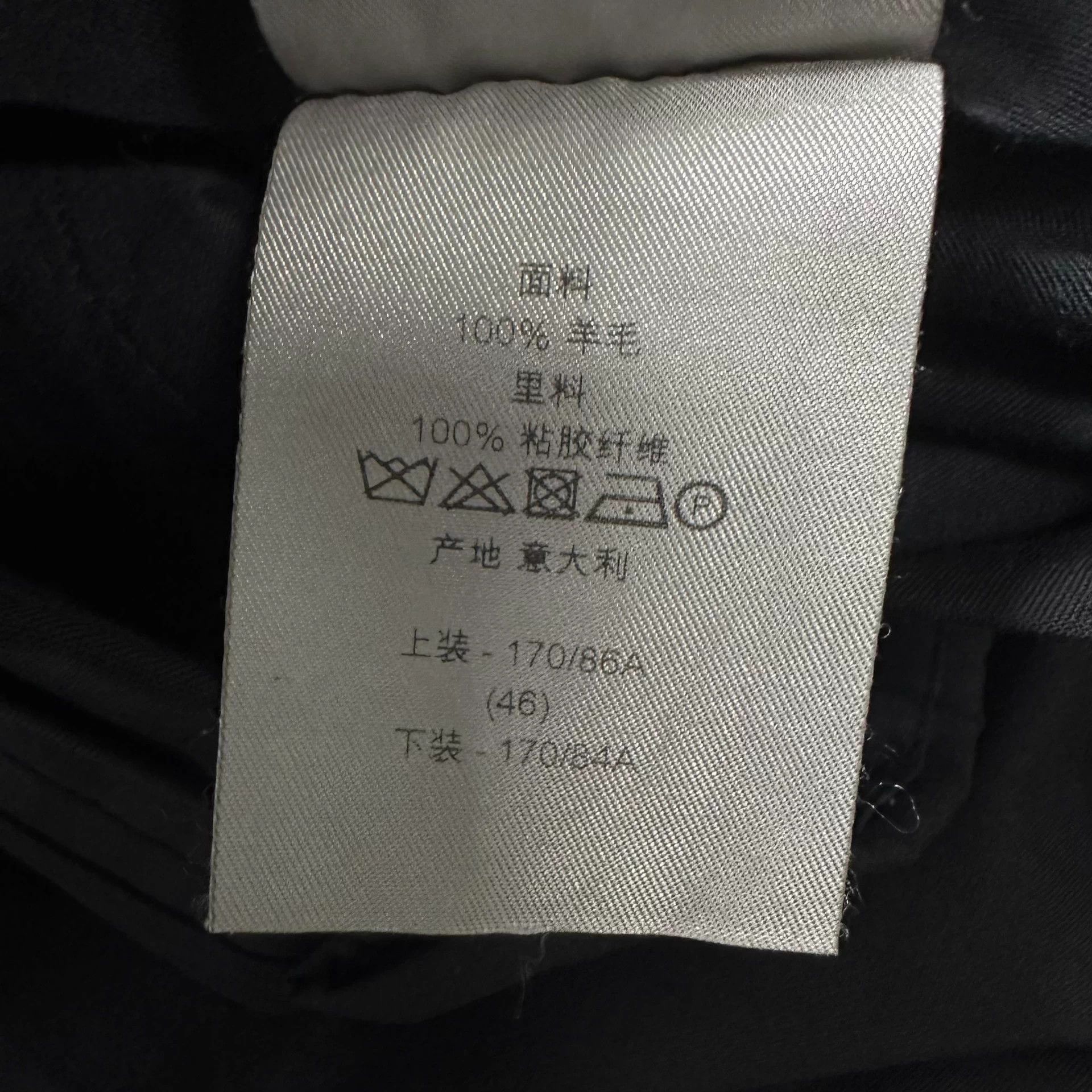 Dior Dior Black Double Waistband Slim Fit Pants 46 Size US 30 / EU 46 - 7 Thumbnail