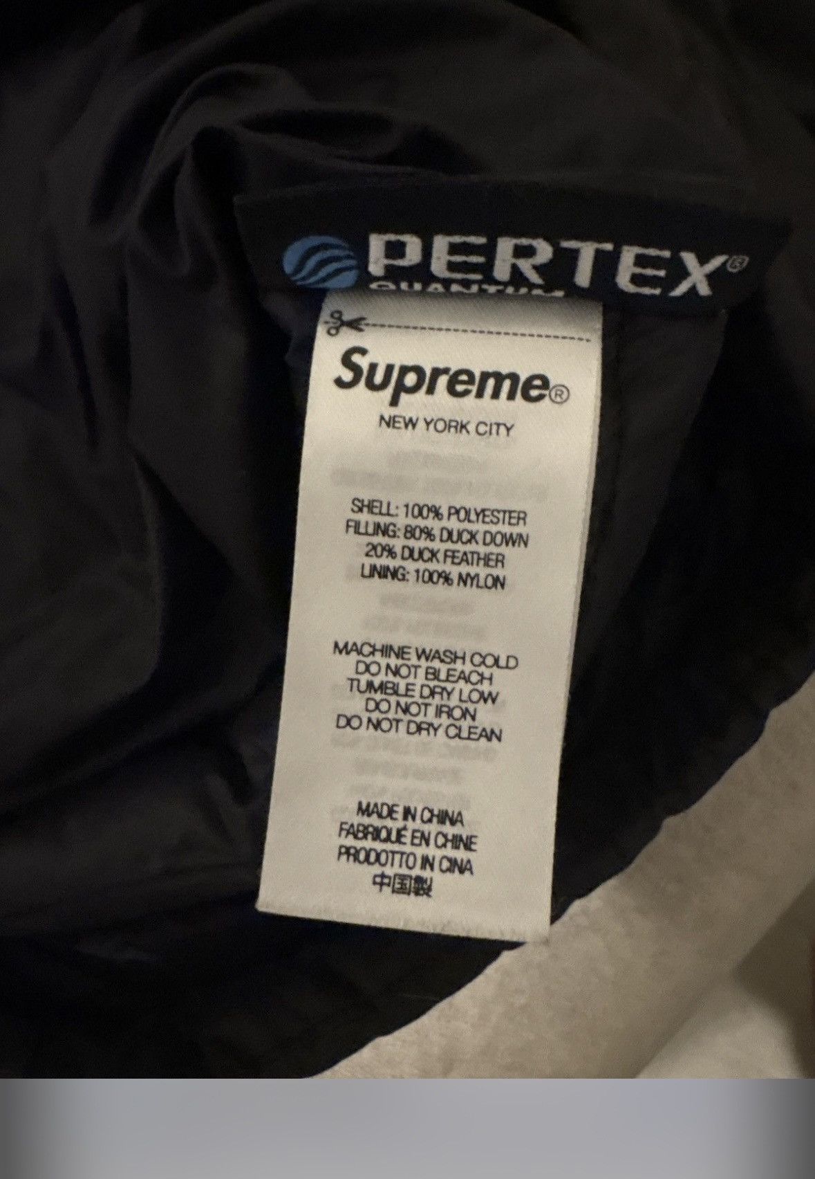 Supreme Supreme Micro Down Half Zip Hooded Pullover 'Black' Size US M / EU 48-50 / 2 - 4 Thumbnail