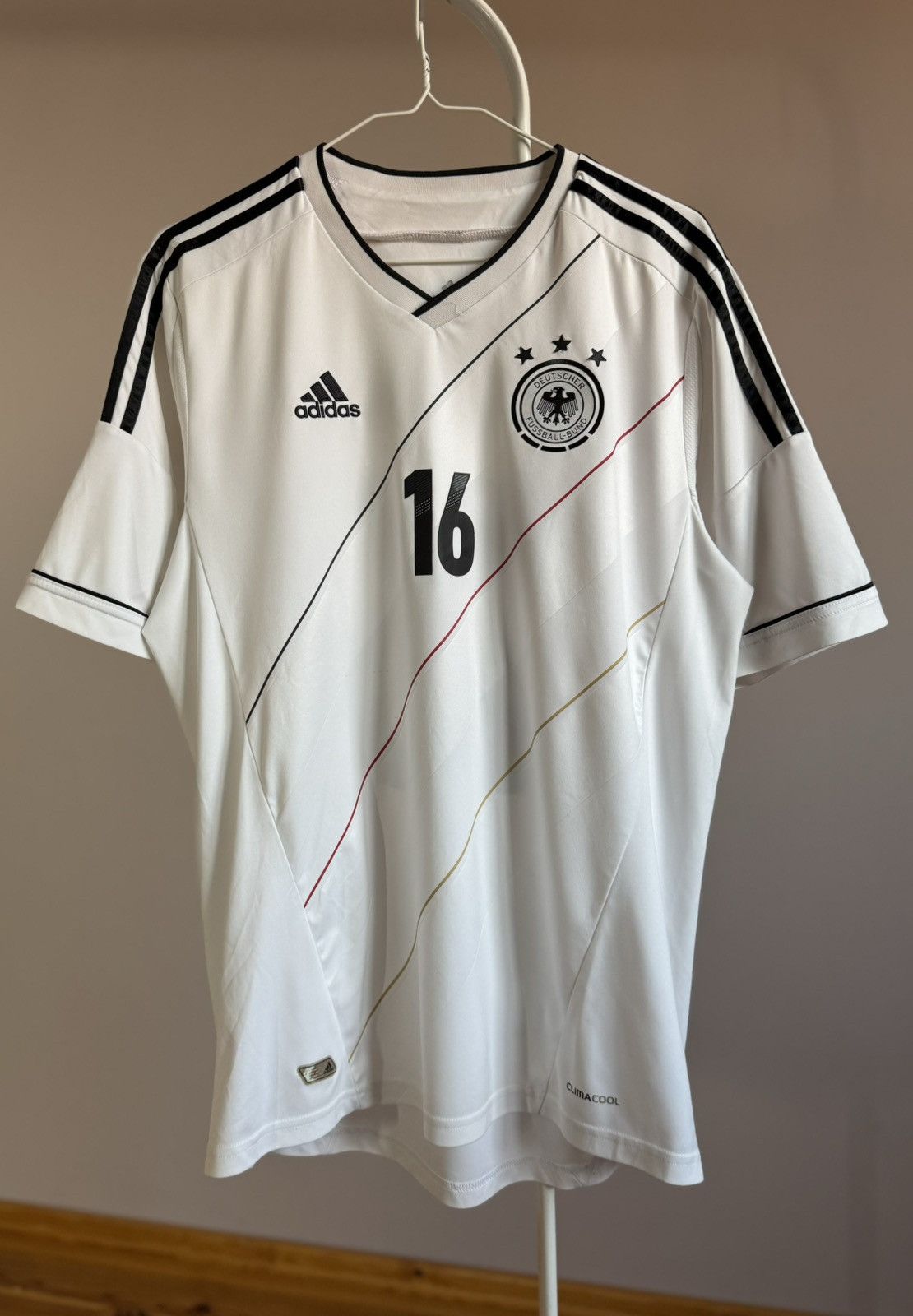 Vintage Adidas Germany LAHM 2012-2013 Original Jersey Size US L / EU 52-54 / 3 - 1 Thumbnail