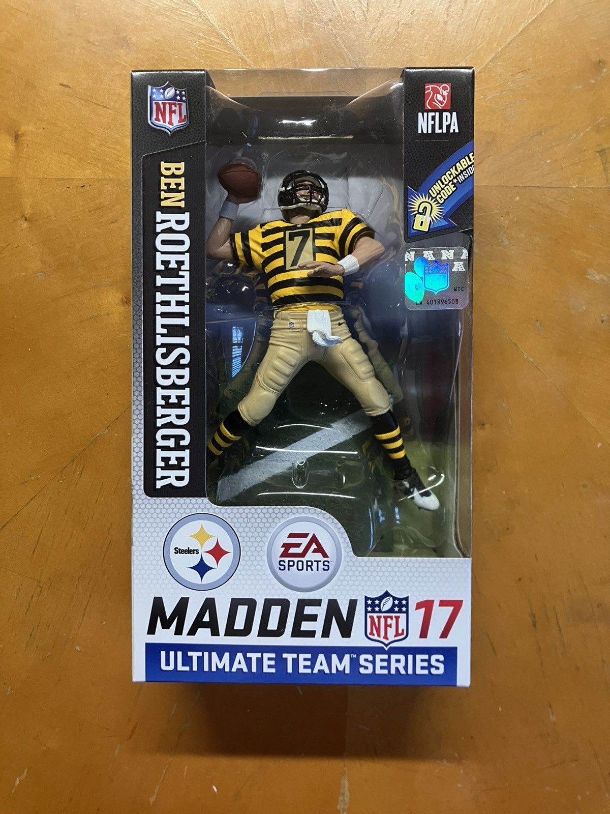 NFL McFarlane Madden 17 Ben Roethlisberger Bumblebee Chase NIB Size ONE SIZE - 1 Thumbnail