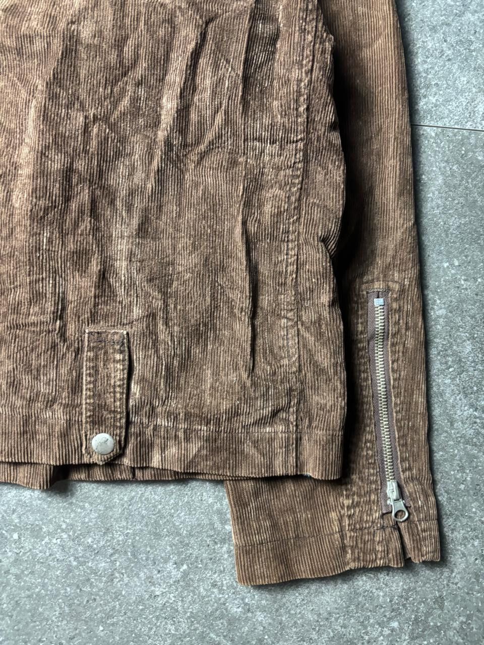 In The Attic 2000s In The Attic Asymmetric Corduroy Studded Riders Jacket Size US M / EU 48-50 / 2 - 13 Thumbnail