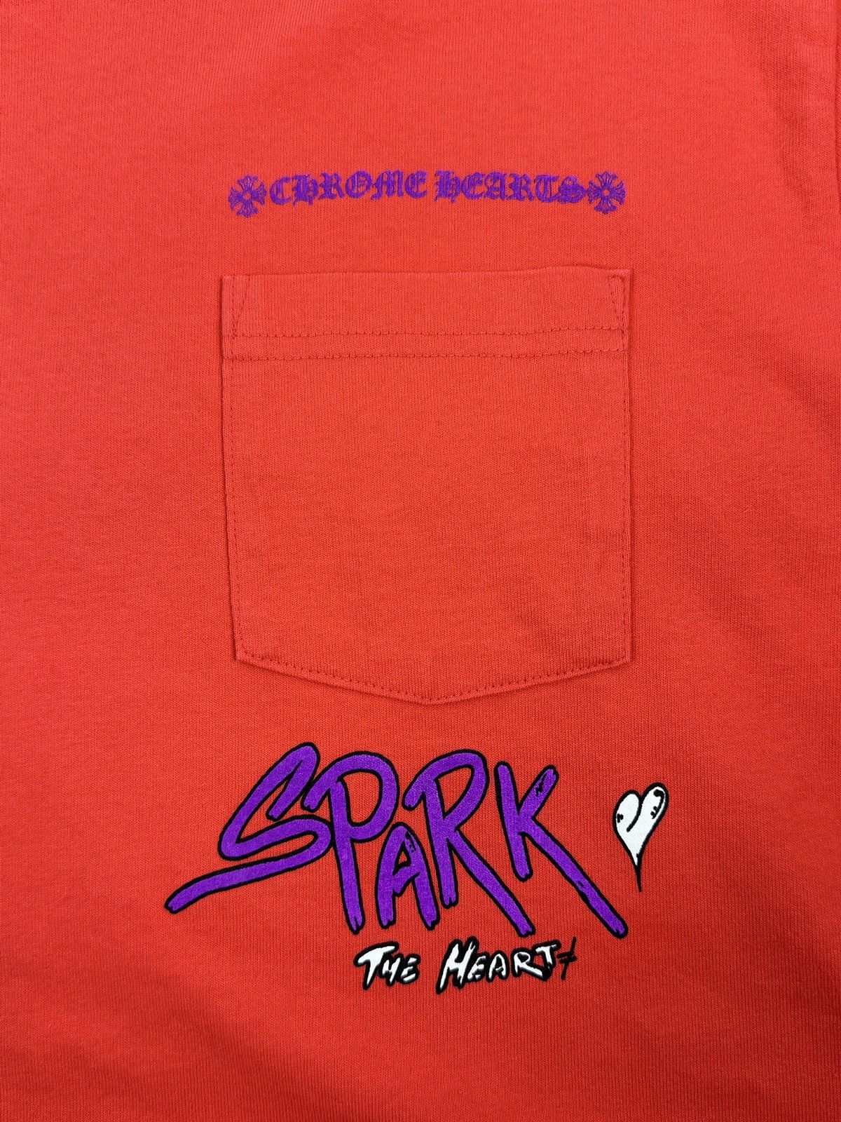 Chrome Hearts MATTY BOY SPARK THE HEART PRINT T-SHIRT Size US XL / EU 56 / 4 - 3 Thumbnail