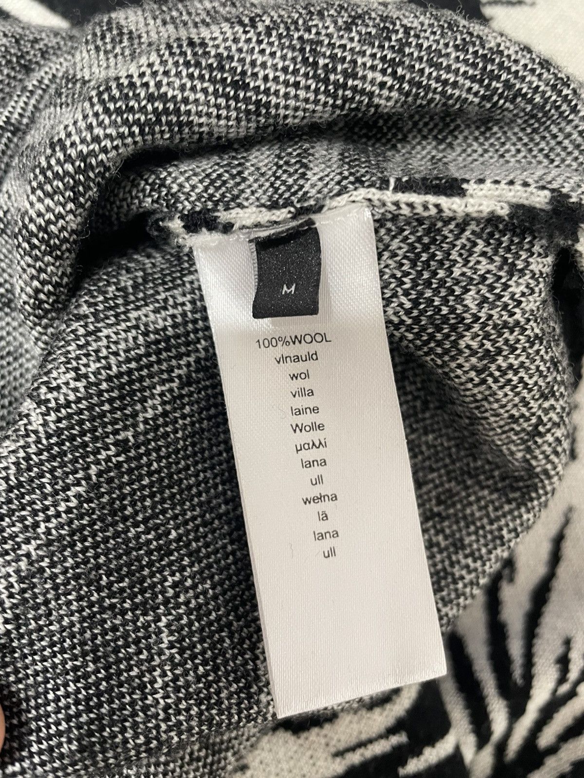 Paul Smith Paul Smith Wool Black Jacquard Landscape Sweater Size US M / EU 48-50 / 2 - 3 Thumbnail