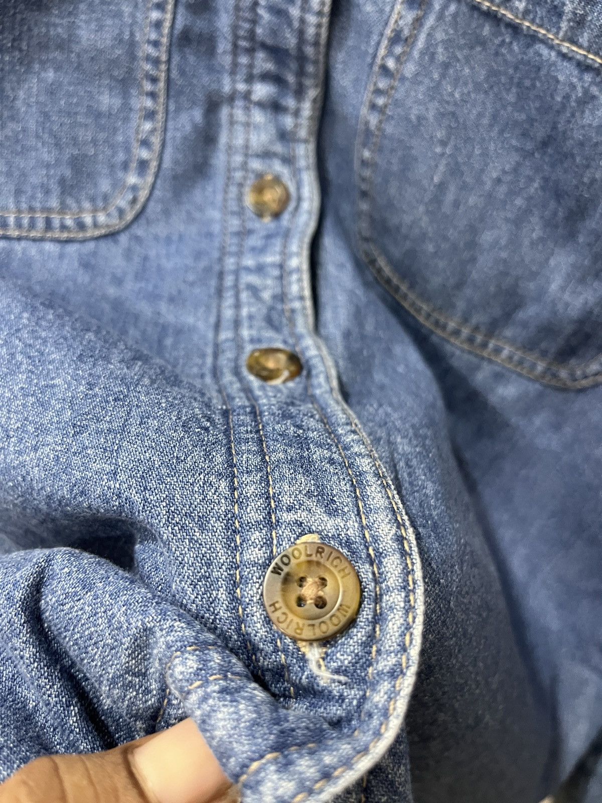 Woolrich Woolen Mills 🔥🔥🔥STEALS WOOLRICH DENIM JACKET Size S / US 4 / IT 40 - 12 Thumbnail