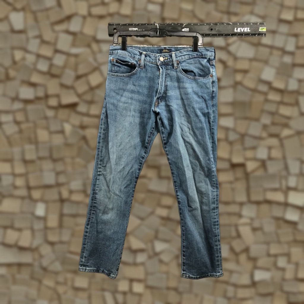 Ralph Lauren Ralph Lauren Jeans Mens Straight 32x32 Mid Rise Medium Wash Blue Size US XS / EU 42 / 0 - 1 Thumbnail