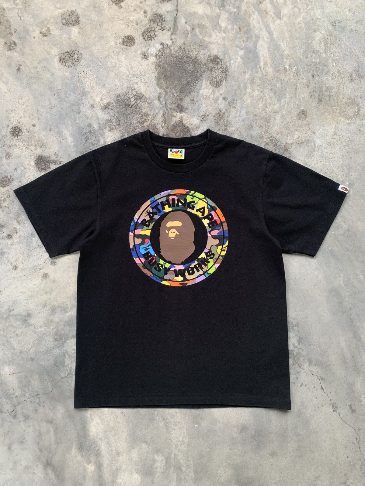 Bape Bape Multi Colour Camo Tshirt Size US M / EU 48-50 / 2 - 1 Thumbnail
