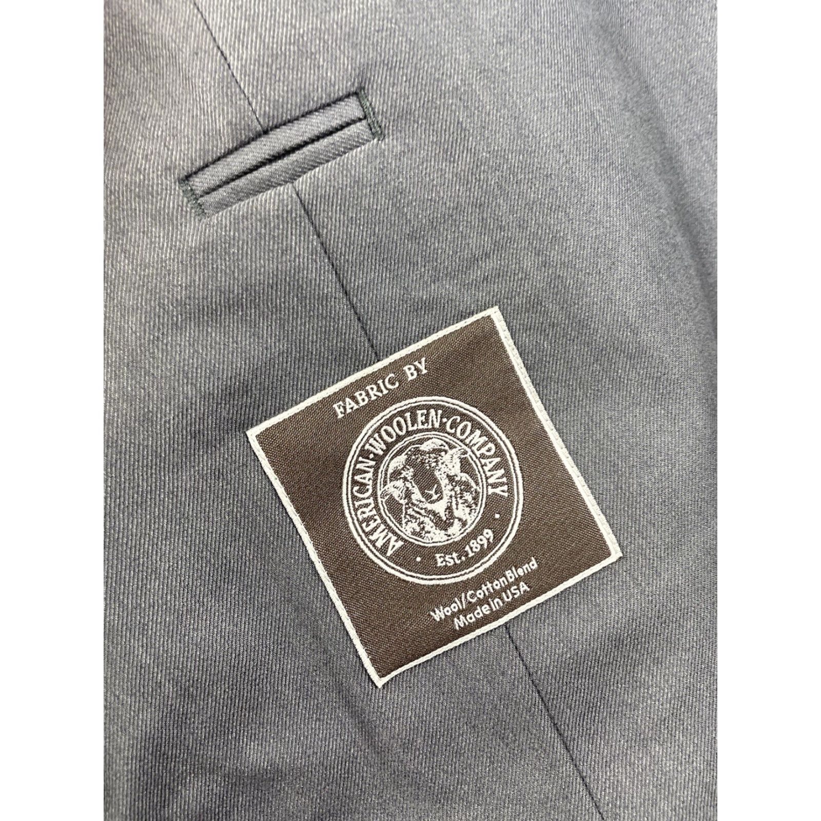 J.Crew J.CREW Blazer Jacket Unstructured Wool Gray 44R Men Regular Blazer Coat H2794 Size 44R - 4 Thumbnail