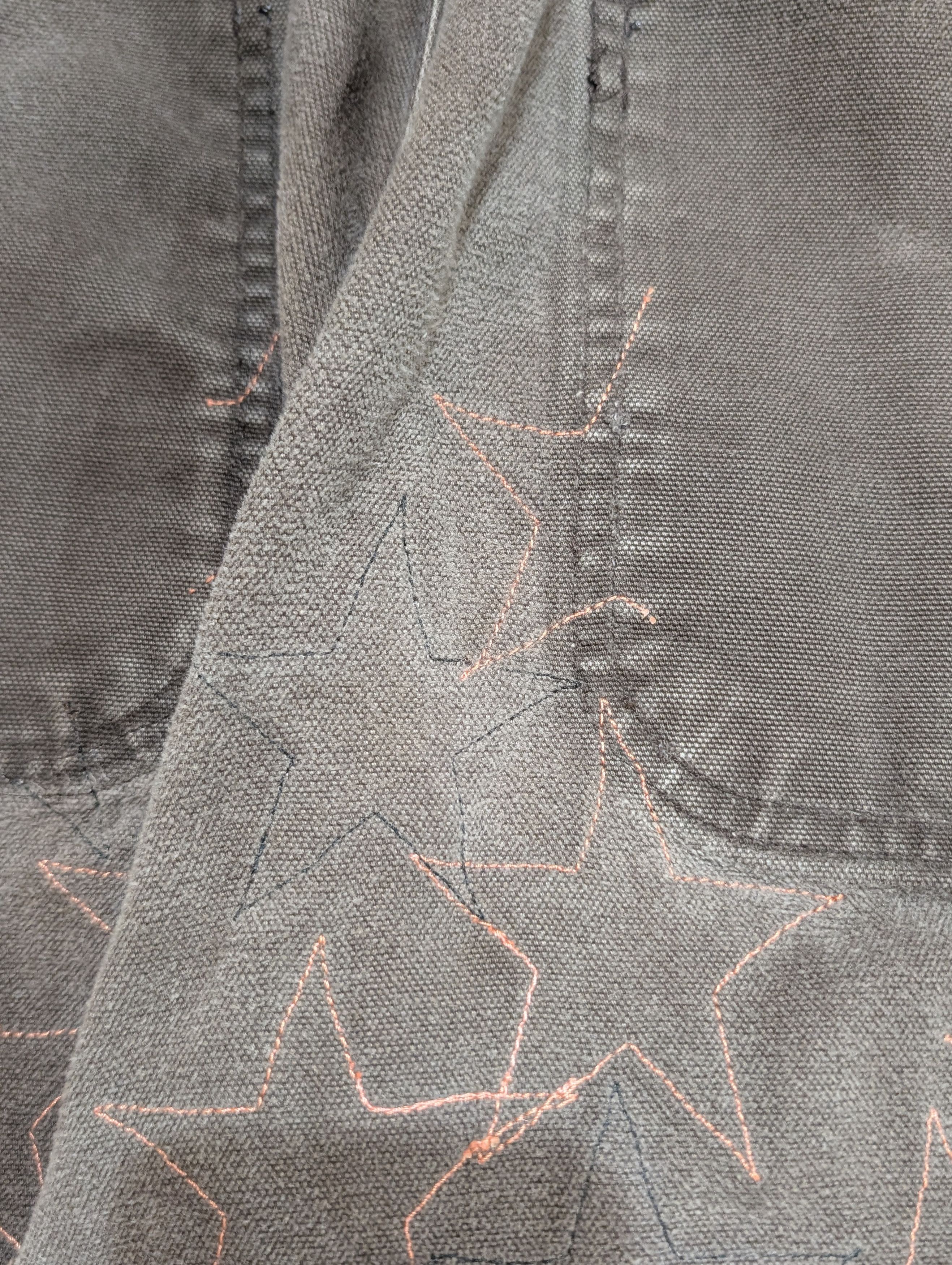 Chrome Hearts Chrome Hearts Vegas Carhartt Star Patch Double Knee Brown Size US 33 - 19 Thumbnail