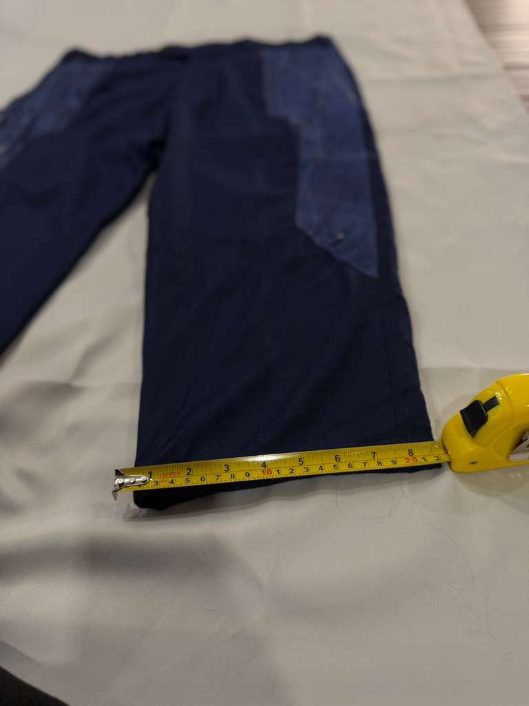 Other Electric Blue Cropped Pants with Real Leather Detail Size US 32 / EU 48 - 8 Thumbnail