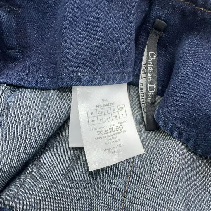 Dior Dior Casual High-Waist Denim Skirt 0079-2507 Size 39" - 4 Thumbnail
