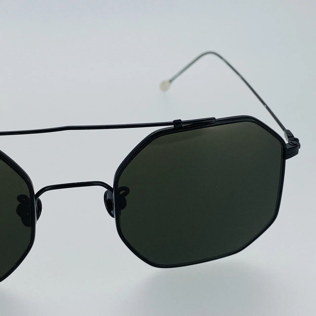 Ann Demeulemeester Ann Demeulemeester Sunglasses Square Black and Grey Size ONE SIZE - 7 Thumbnail