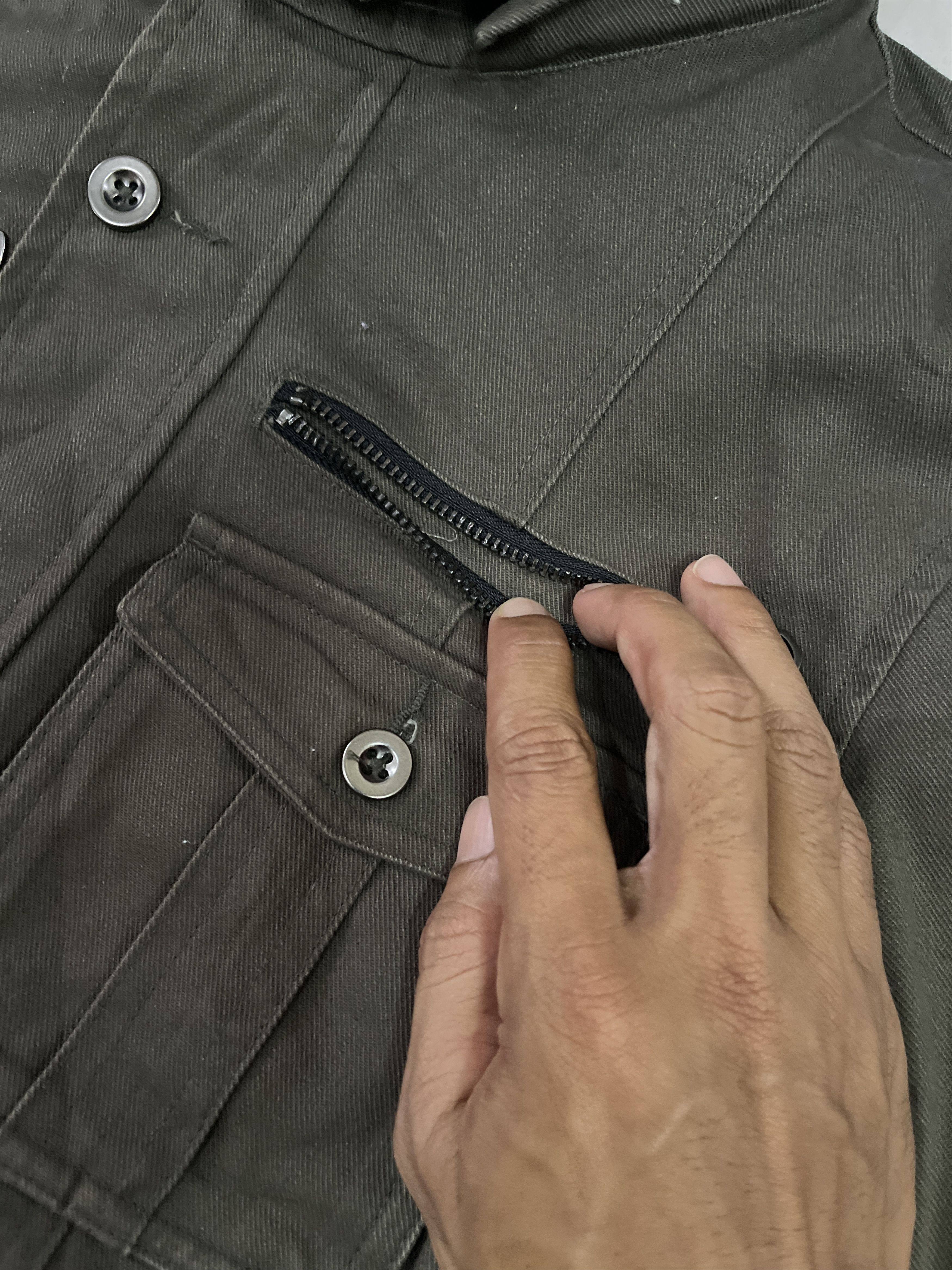 In The Attic In The Attic Military Style Bono Jacket Size L / US 10 / IT 46 - 7 Thumbnail