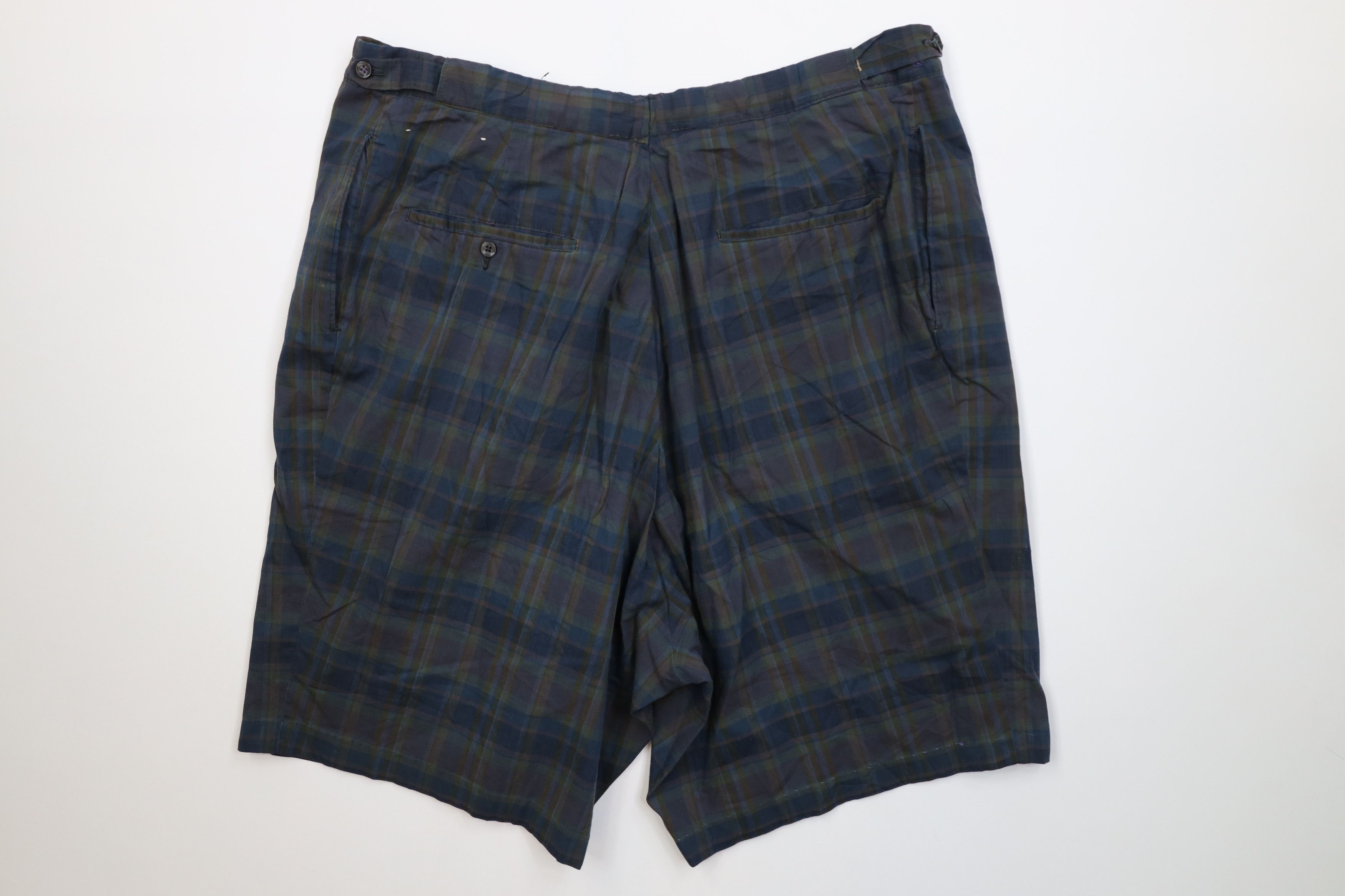 Vintage Vintage 50s Streetwear Madras Lightweight Chino Shorts USA Size US 38 / EU 54 - 8 Thumbnail