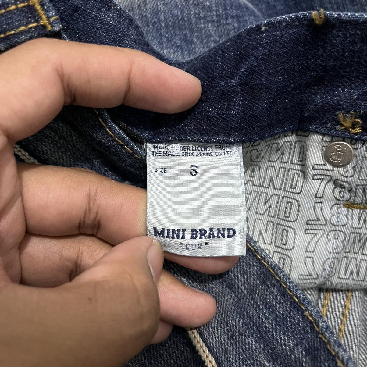 Japanese Brand Mini Brand By JAEGI Selvedge Denim Kapital Style Size US 30 / EU 46 - 18 Thumbnail