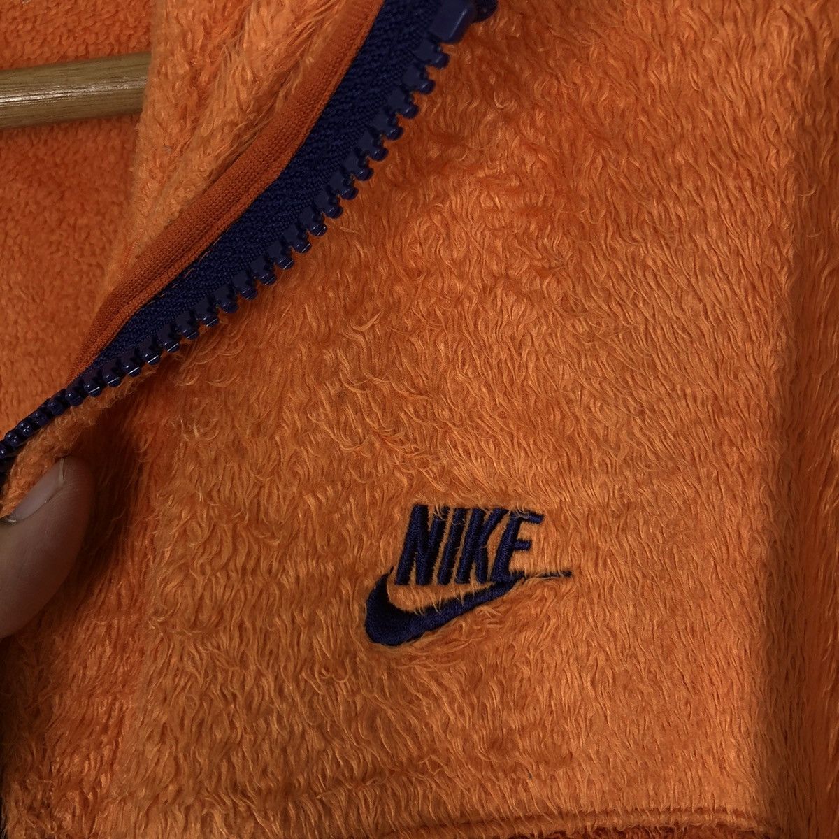 Nike 🔥VINTAGE NIKE SPORTSWEAR FLEECE JACKET RARE COLOUR DESIGN Size US L / EU 52-54 / 3 - 13 Thumbnail