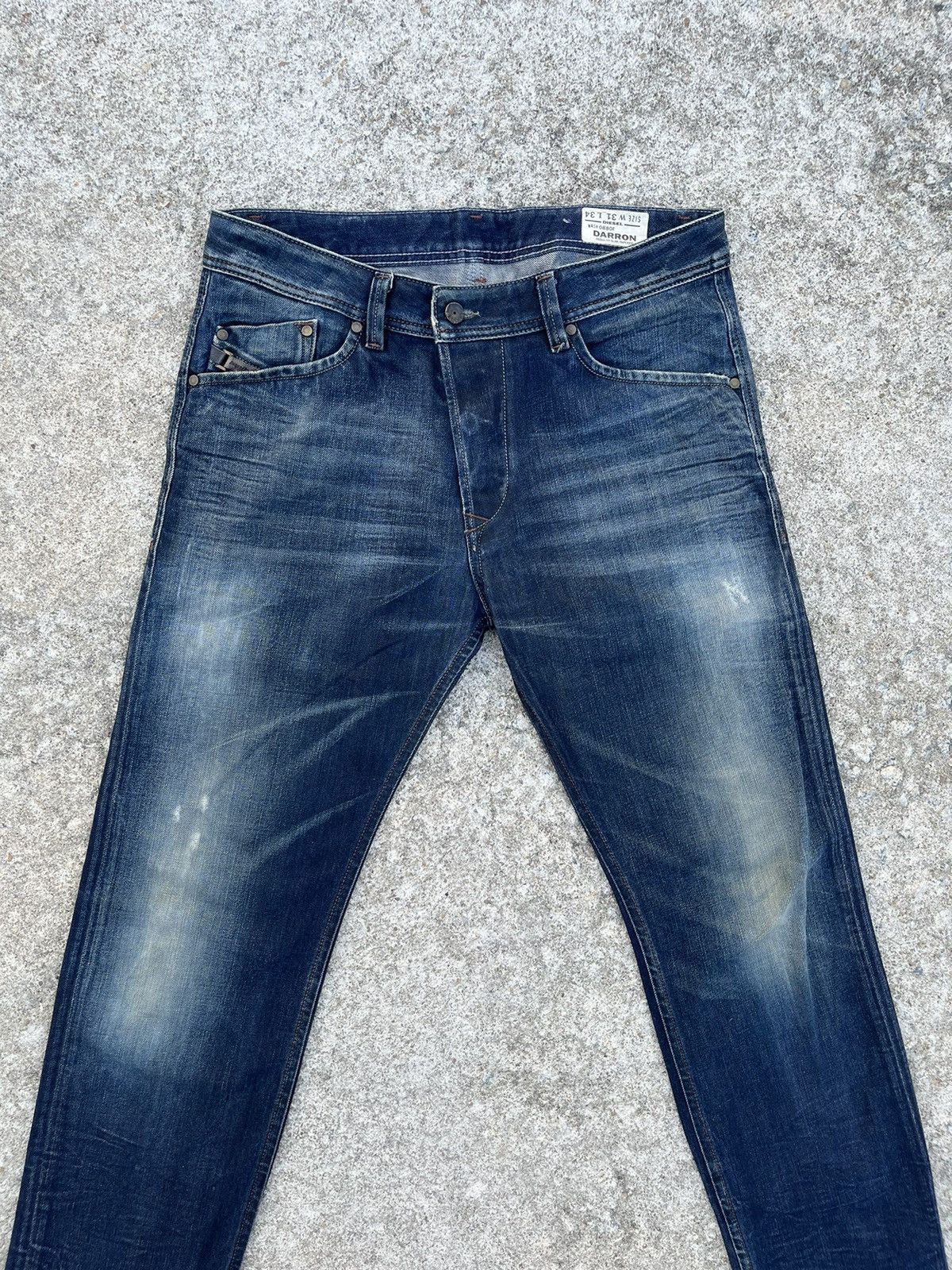 Designer × Diesel 🔥 Diesel Industry Distressed Denim Streetwear W32🔥 Size US 32 / EU 48 - 3 Thumbnail