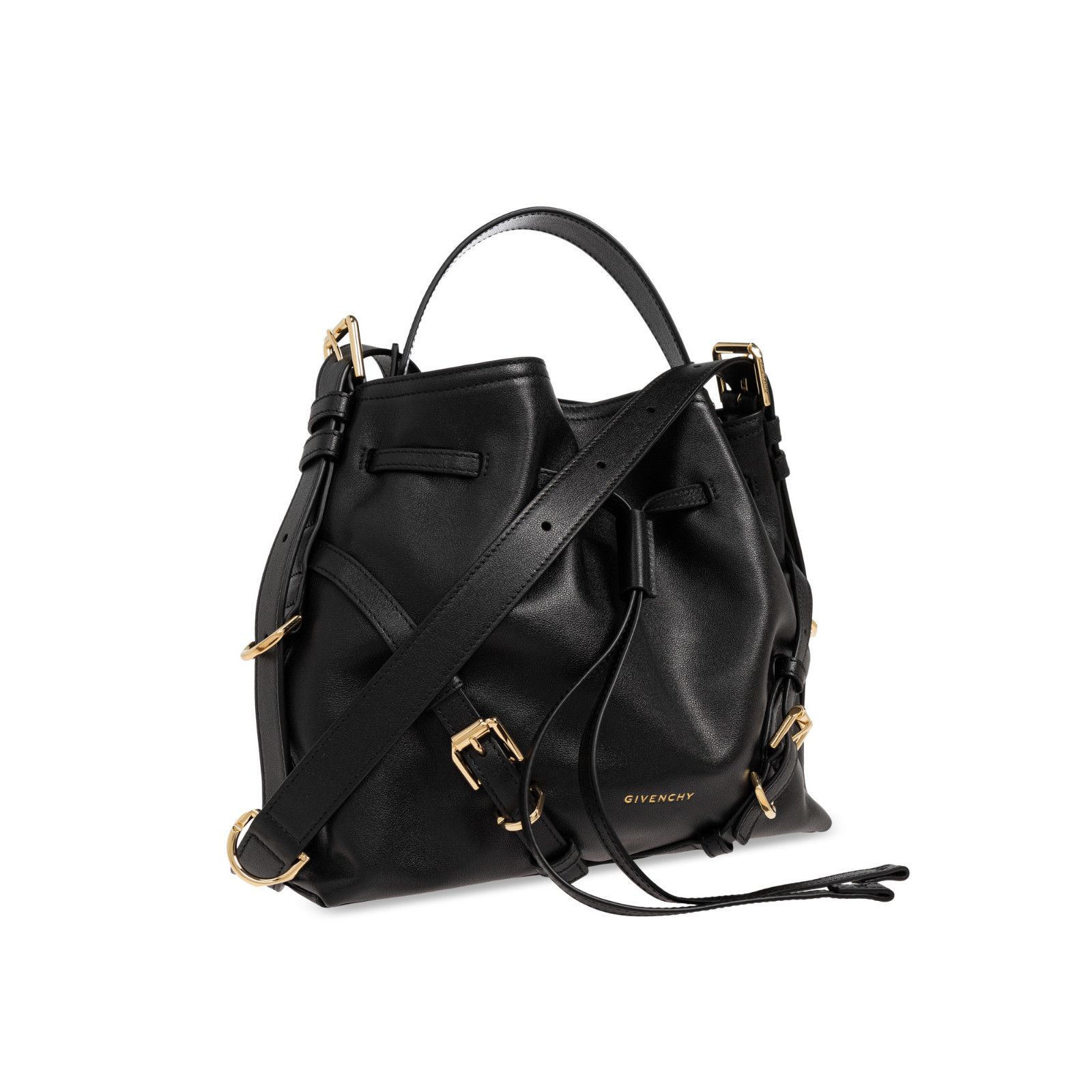 Givenchy GIVENCHY Voyou Small Black Bucket Bag New & Authentic Size ONE SIZE - 3 Thumbnail