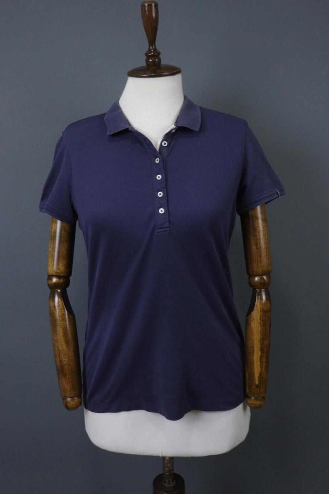 KJUS KJUS Blue Collared Button Front Popover Polo Shirt Size M Size M / US 6-8 / IT 42-44 - 1 Thumbnail