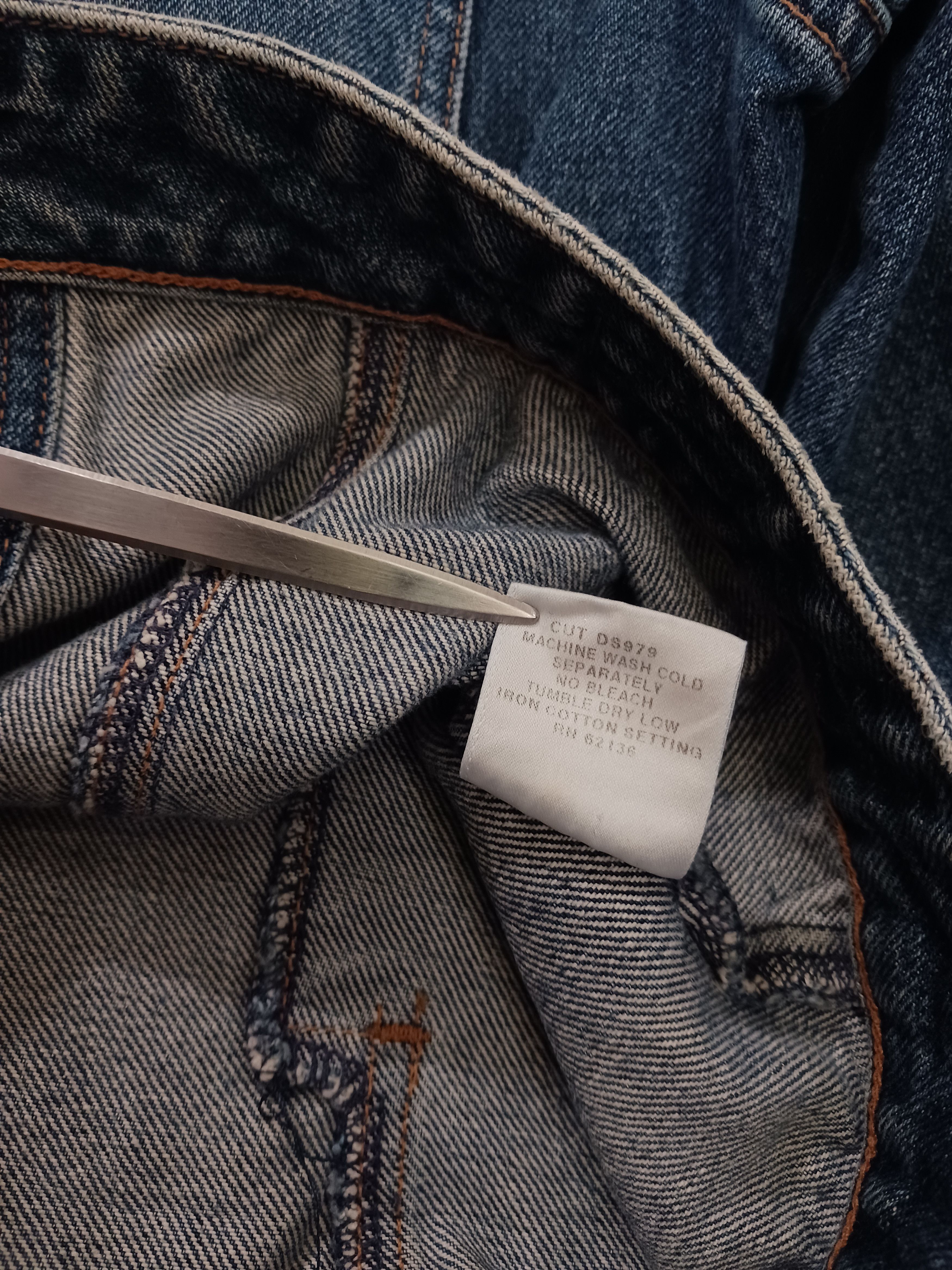 Guess Guess Vintage 2000s Button Front Denim Trucker Jean Jacket Size L / US 10 / IT 46 - 5 Thumbnail