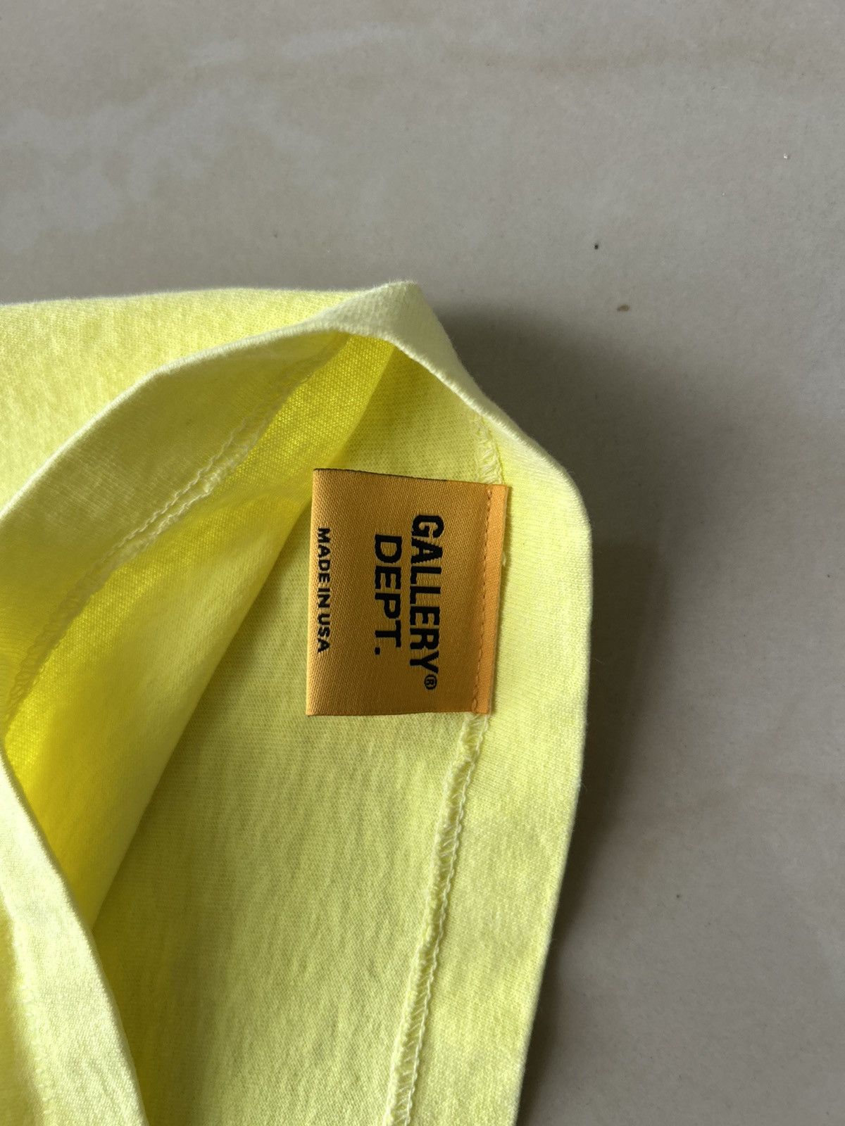 Gallery Dept. Gallery dept yellow french logo tee Size US M / EU 48-50 / 2 - 4 Thumbnail