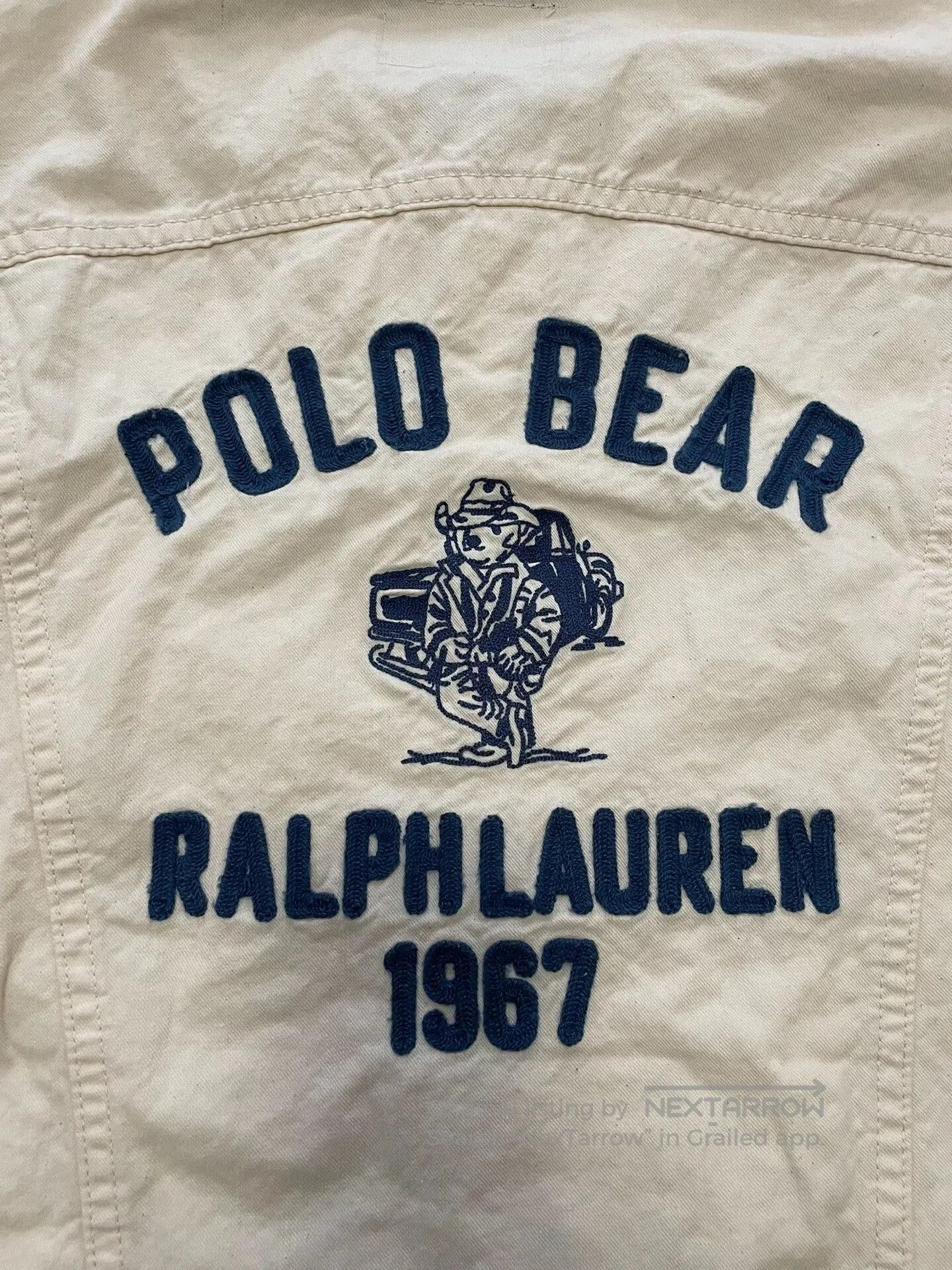 Polo Ralph Lauren Polo RL Bear Embroidery Denim Jacket. Size US S / EU 44-46 / 1 - 8 Thumbnail