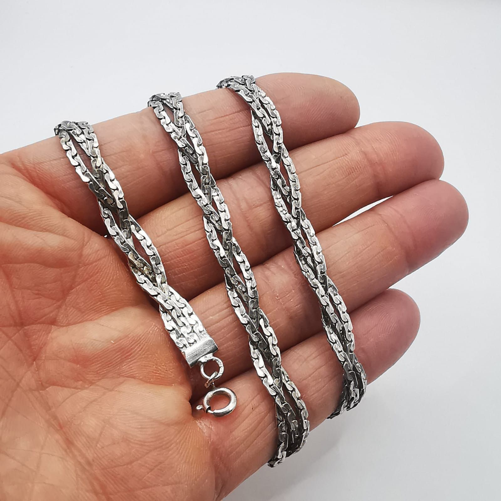 Sterling Silver Vintage Women's Chain 925 Sterling Silver, Signature, 29,31g Size ONE SIZE - 4 Thumbnail