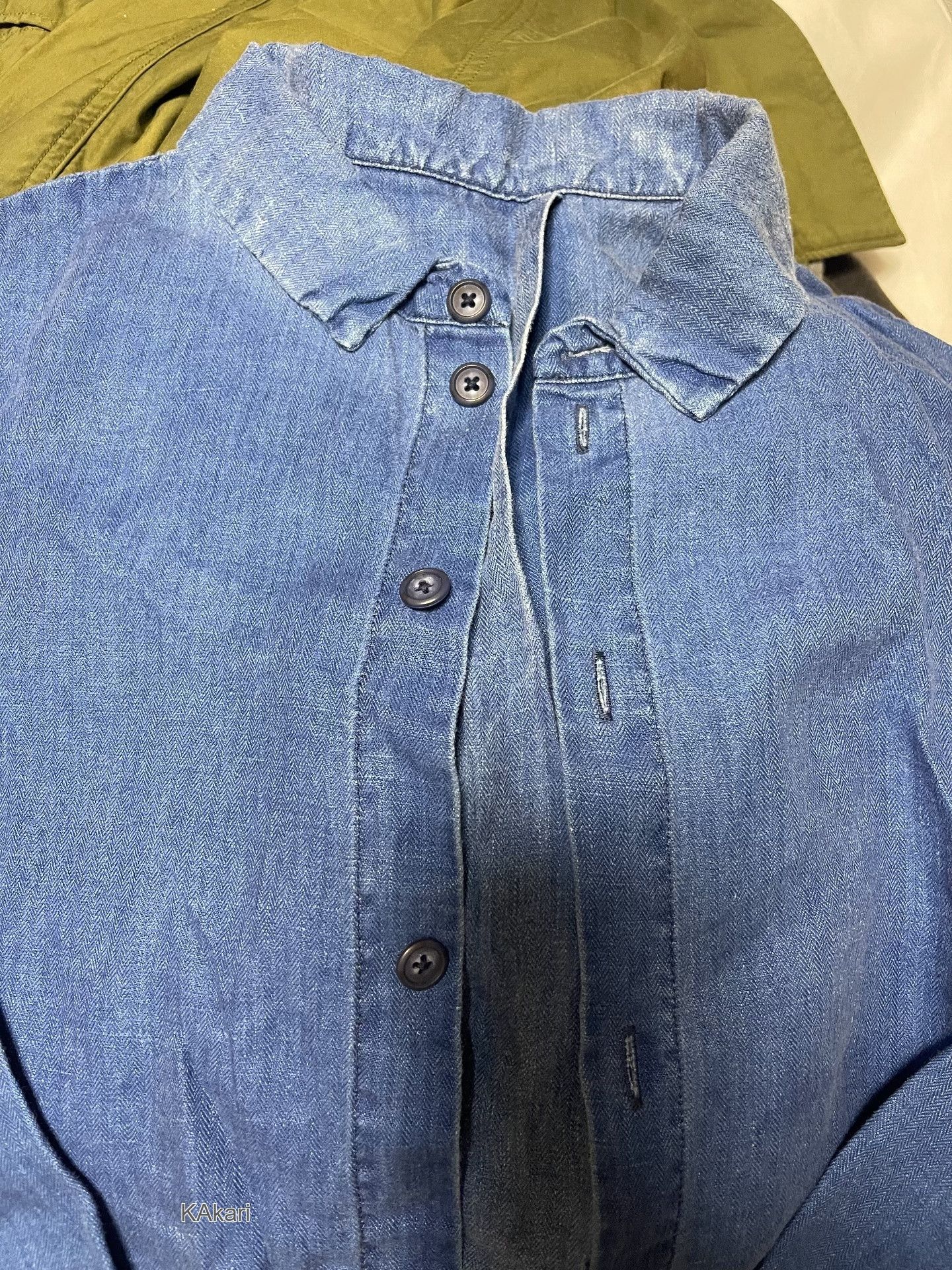Porter Classic Porter classic indigo linen shirt Size US M / EU 48-50 / 2 - 3 Thumbnail