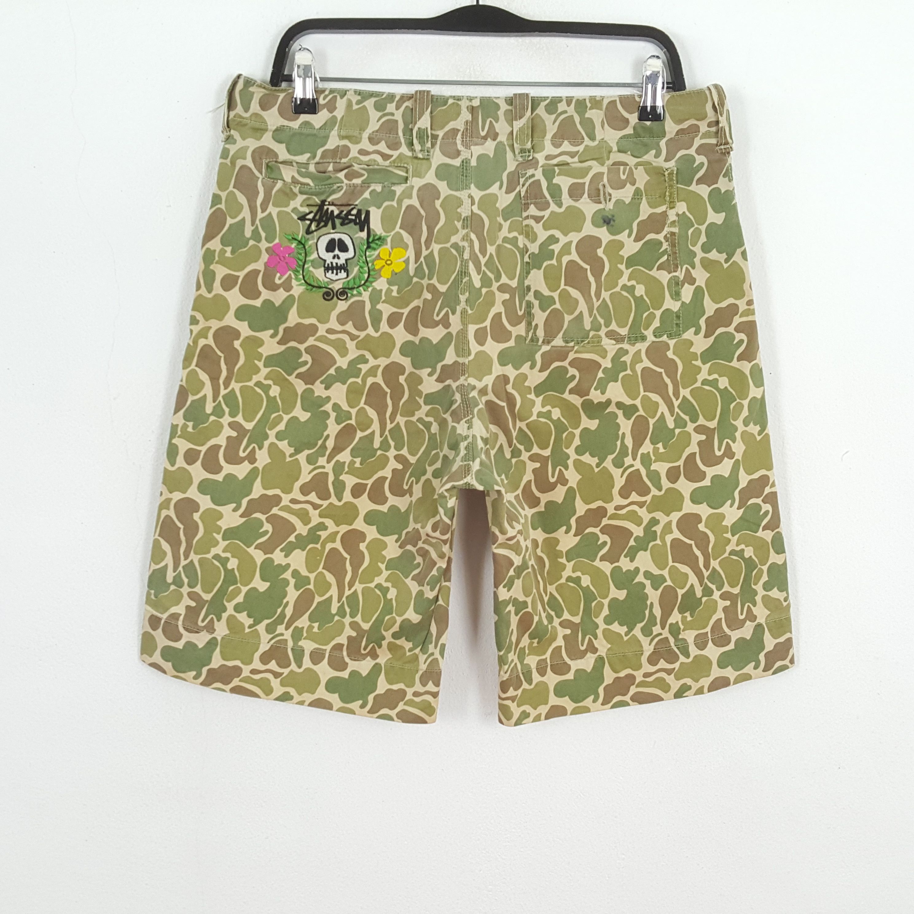 Stussy × Vintage STUSSY Streetwear Custom Art Logo Style Short Pants Size US 30 / EU 46 - 7 Thumbnail