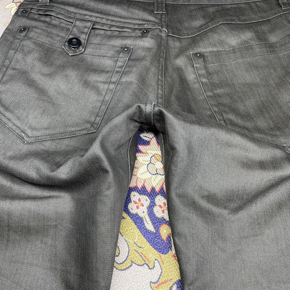 Katharine Hamnett London A20 Katharine Hamnett London Dark Brown Coated Jeans Size US 30 / EU 46 - 14 Thumbnail
