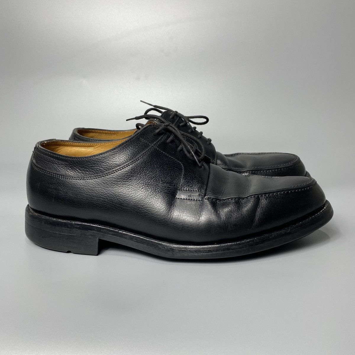 John Lobb Derby Barros Black Leather Shoes Size US 8.5 / EU 41-42 - 6 Thumbnail