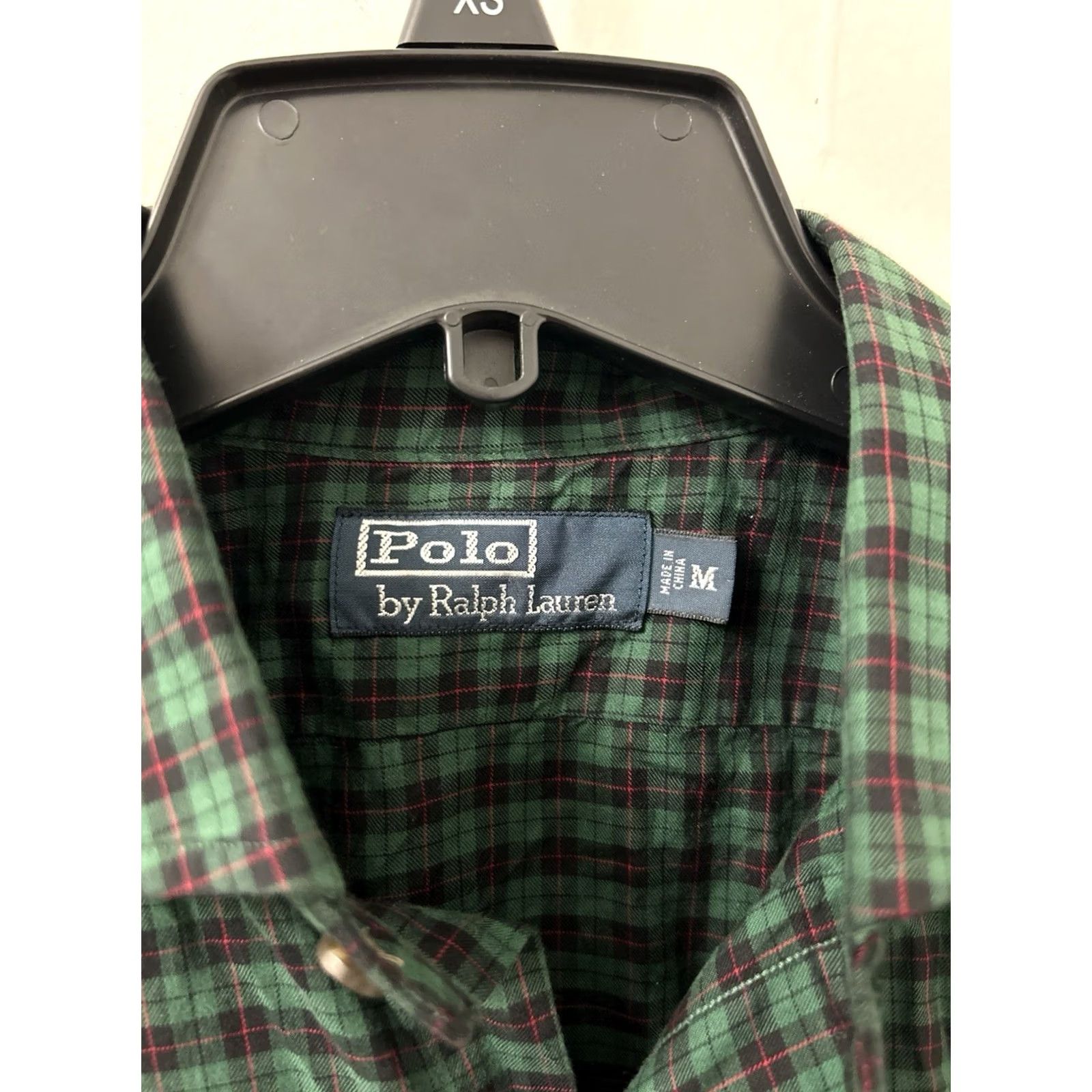 Polo Ralph Lauren Polo Ralph Lauren Shirt Mens M Green Black Plaid Gingham Button-Down L/S Regular Fit, Button Front Size US M / EU 48-50 / 2 - 5 Thumbnail
