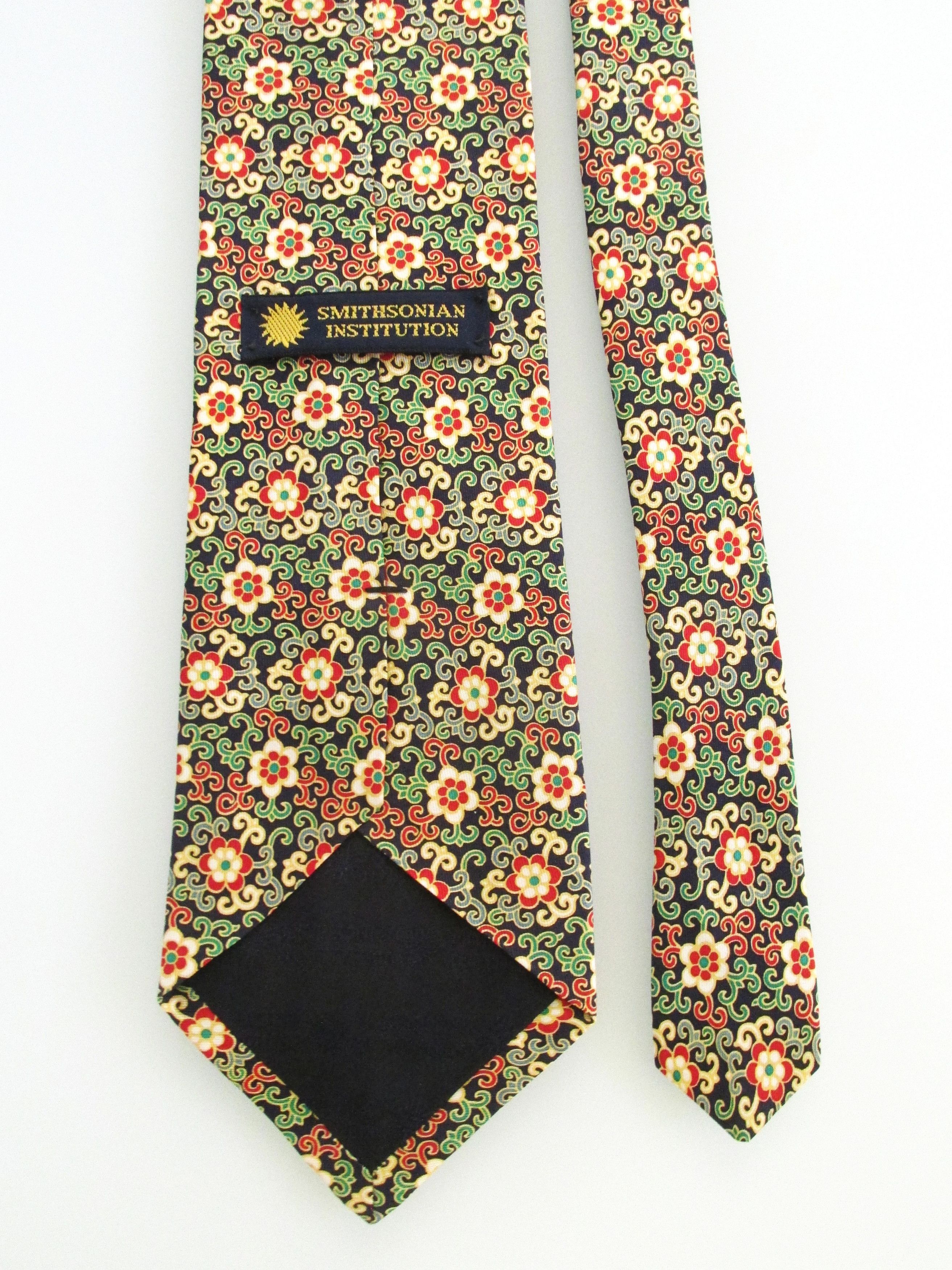 Other Smithsonian Institution Vintage Men's Silk Tie Size ONE SIZE - 4 Thumbnail