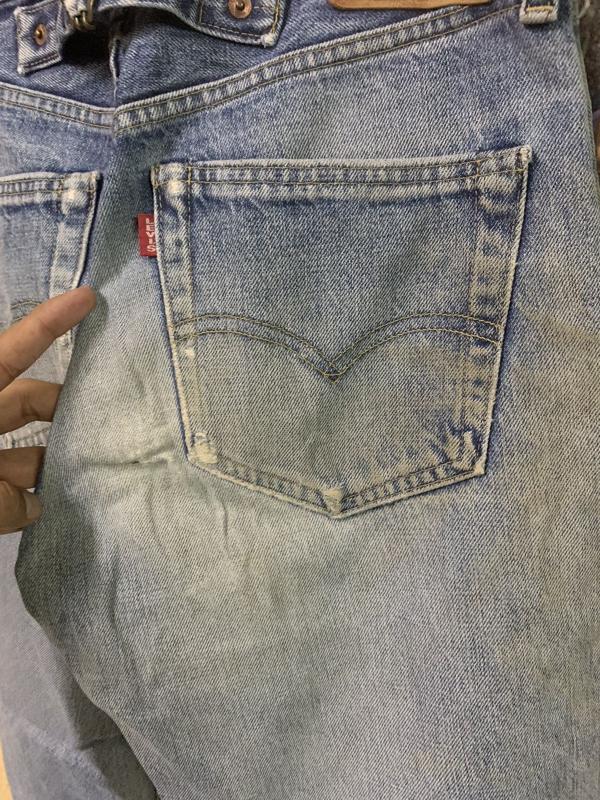 Japanese Brand × Levi's Vintage Clothing × Vintage Vintage Levi’s Big E Distressed Size US 27 - 14 Thumbnail