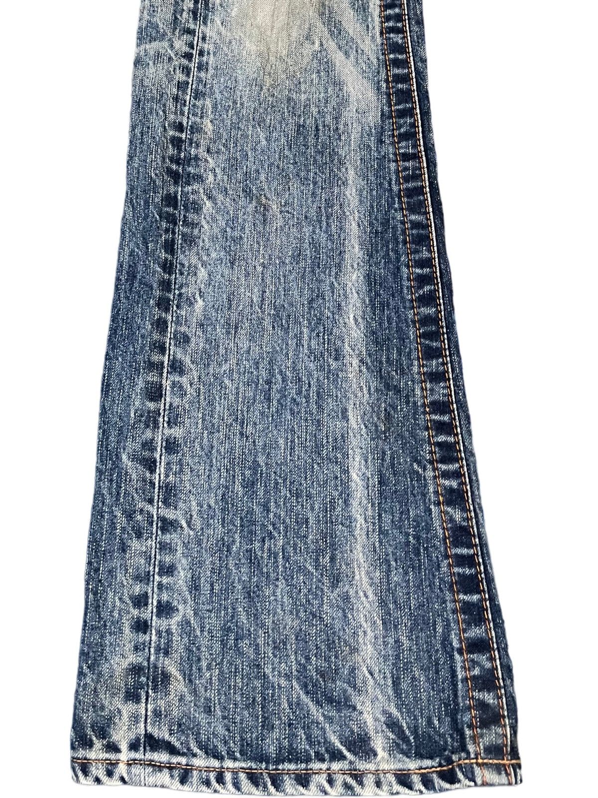 Hysteric Glamour Vintage Blue Way Flare Punk Denim Size US 29 - 9 Thumbnail