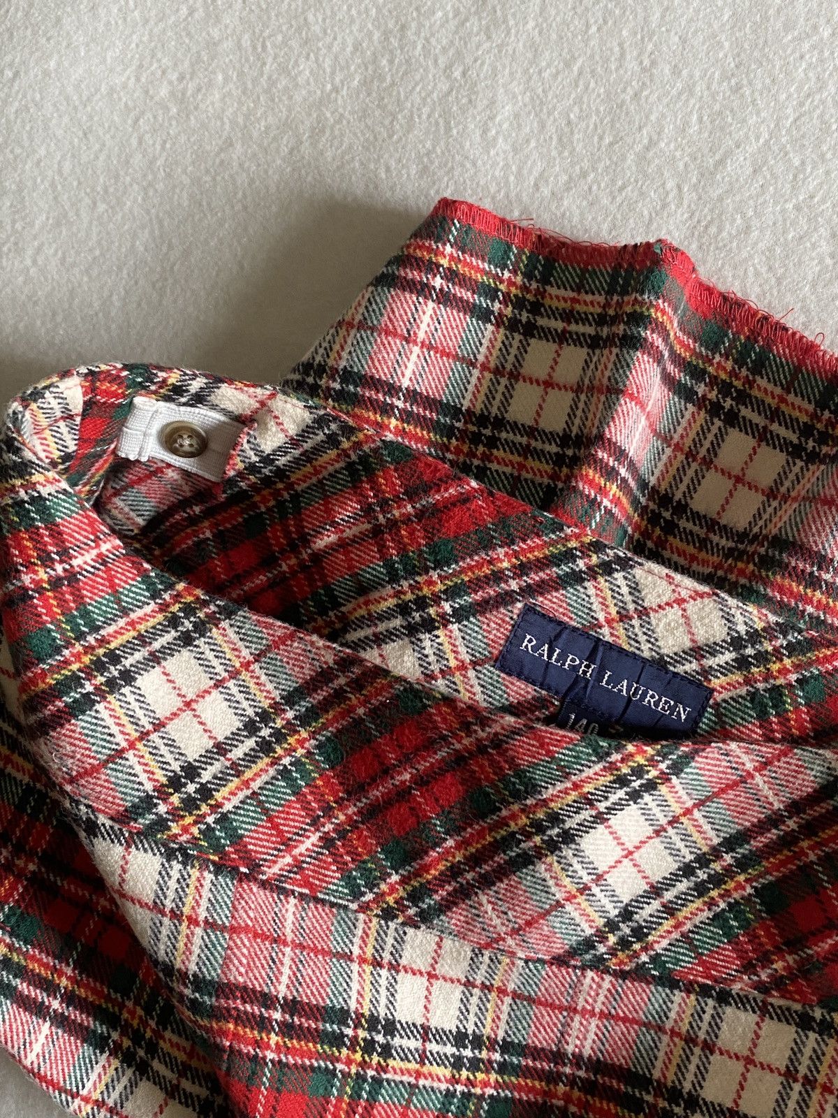 Polo Ralph Lauren Y2K Vintage Cute Sexy Plaid Ralph Lauren Mini Skirt Size 25" / US 0 / IT 36 - 6 Thumbnail