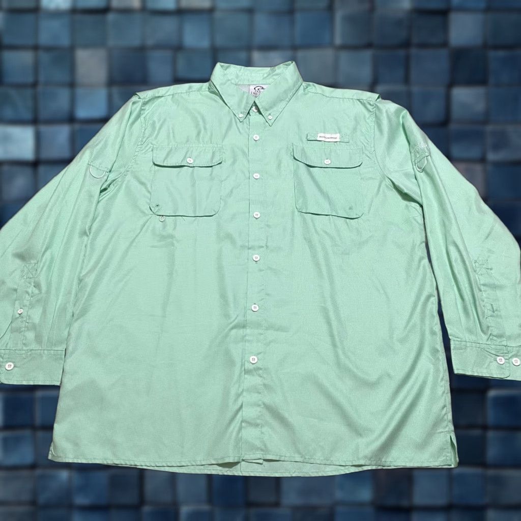 Vintage Ducks Unlimited Mens Large Shirt Green Plaid Long Sleeve Button-Down Vented Size US L / EU 52-54 / 3 - 1 Thumbnail