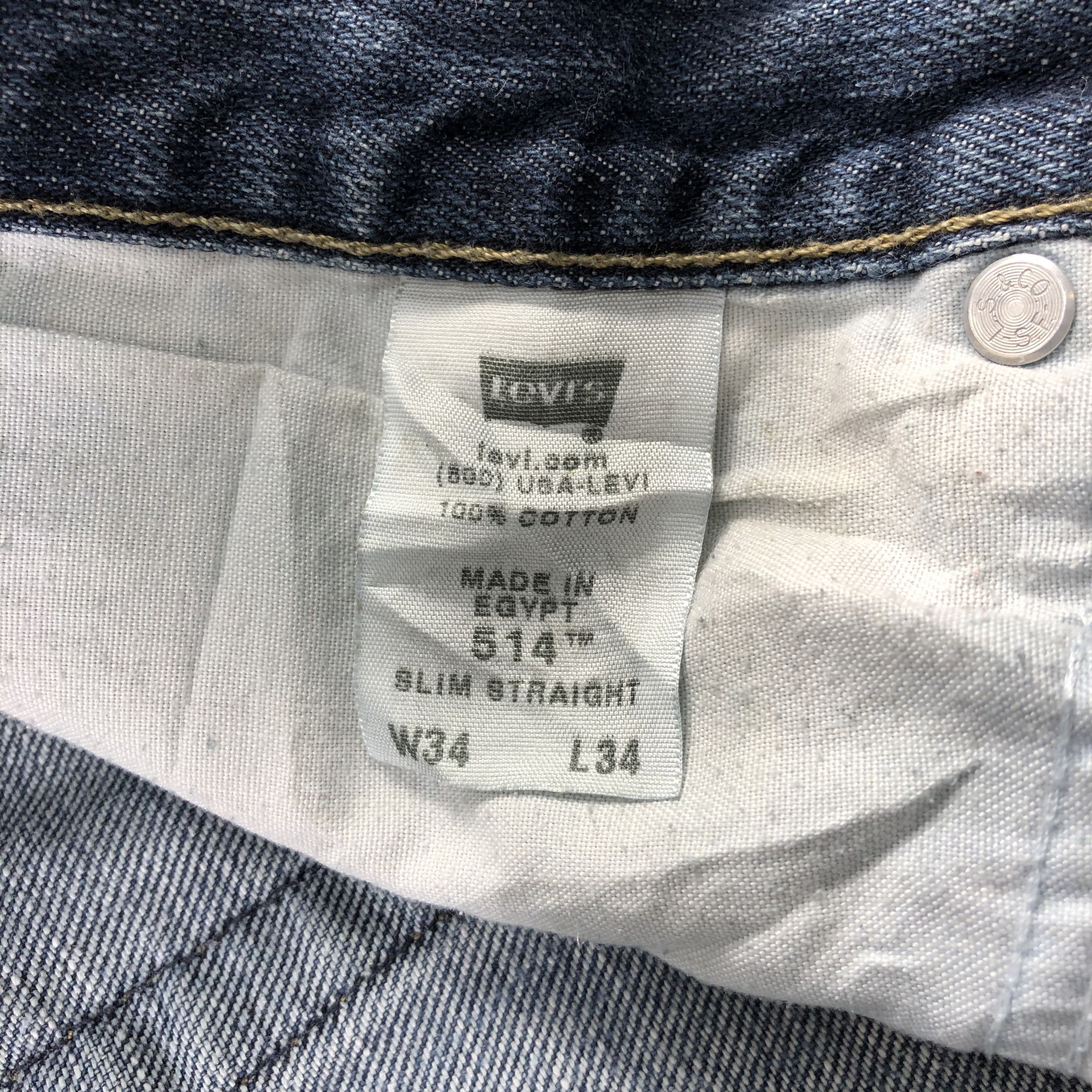 Levi's × Vintage Vintage Blue Wash Levis 514 Jeans-JM1822 Size US 35 - 10 Thumbnail