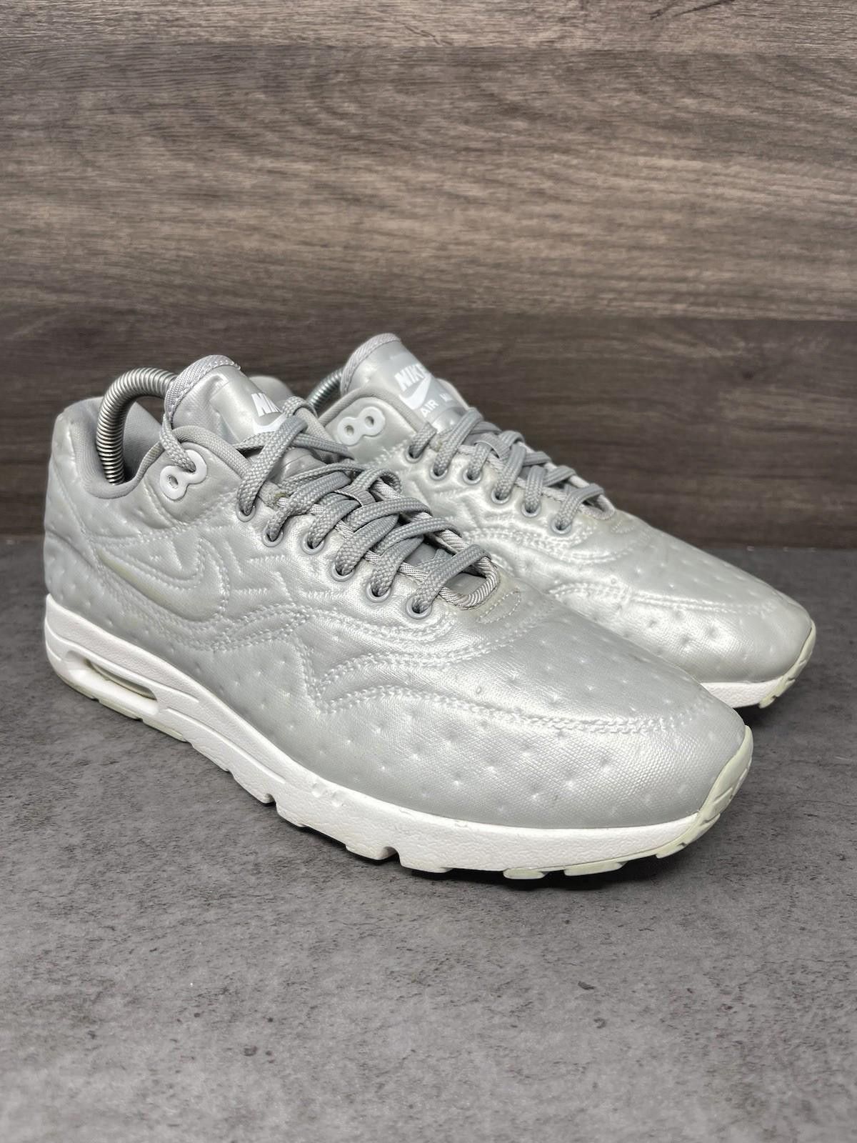 Nike Nike Air Max 1 Ultra Premium Sneakers Womens Size 8.5 Silver Size US 8.5 / IT 38.5 - 4 Thumbnail