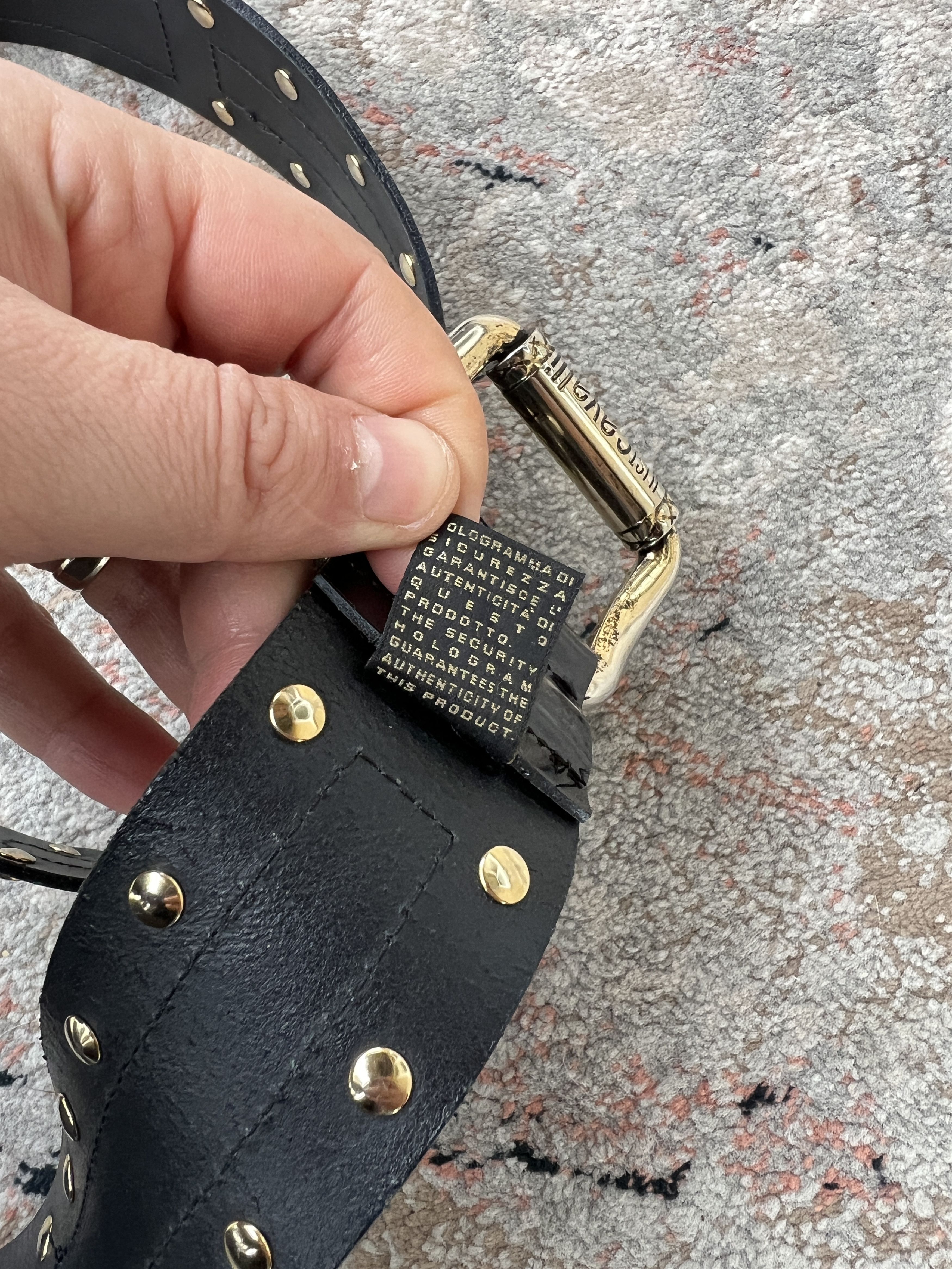 Just Cavalli Just Cavalli Leather Belt Size ONE SIZE - 6 Thumbnail