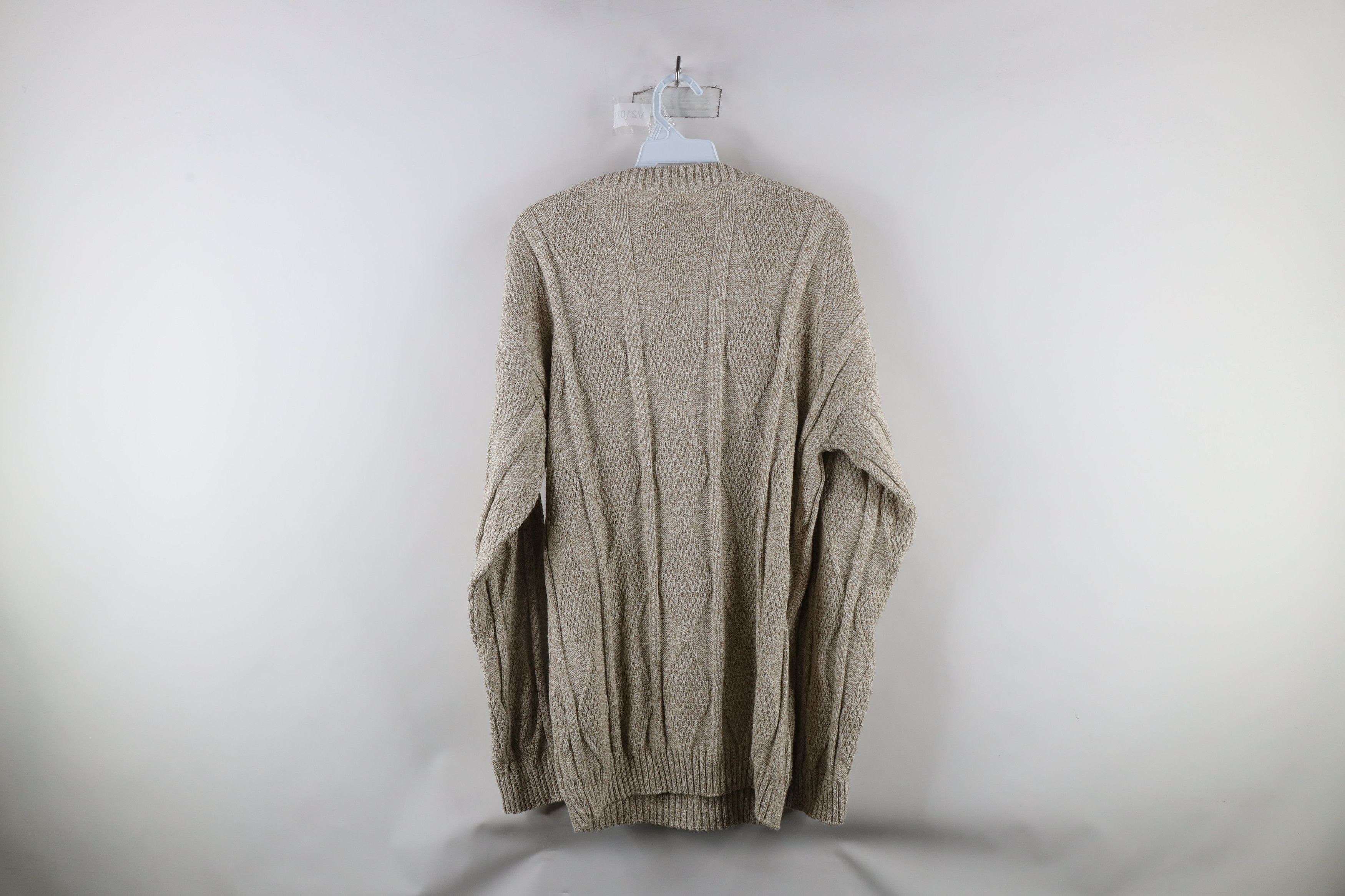 Vintage Vintage 90s Streetwear Striped Ribbed Knit Crewneck Sweater Size US M / EU 48-50 / 2 - 5 Thumbnail