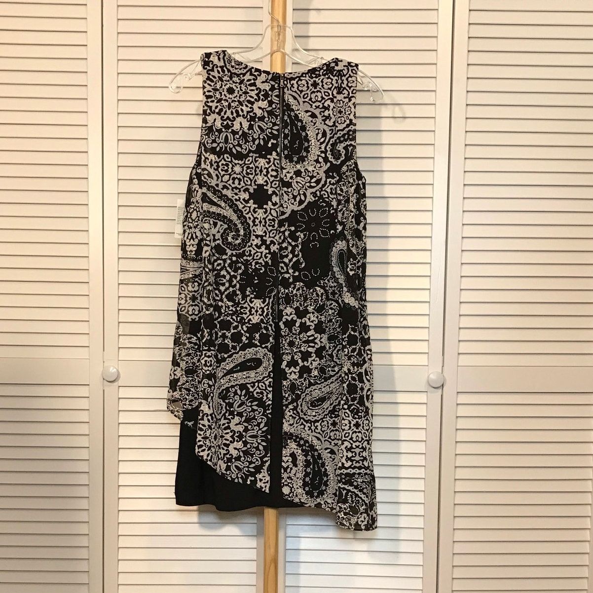 Other NWT SLNY Boho Chic Paisley Asymmetrical Shift Midi Dress 10 Size L / US 10 / IT 46 - 2 Thumbnail