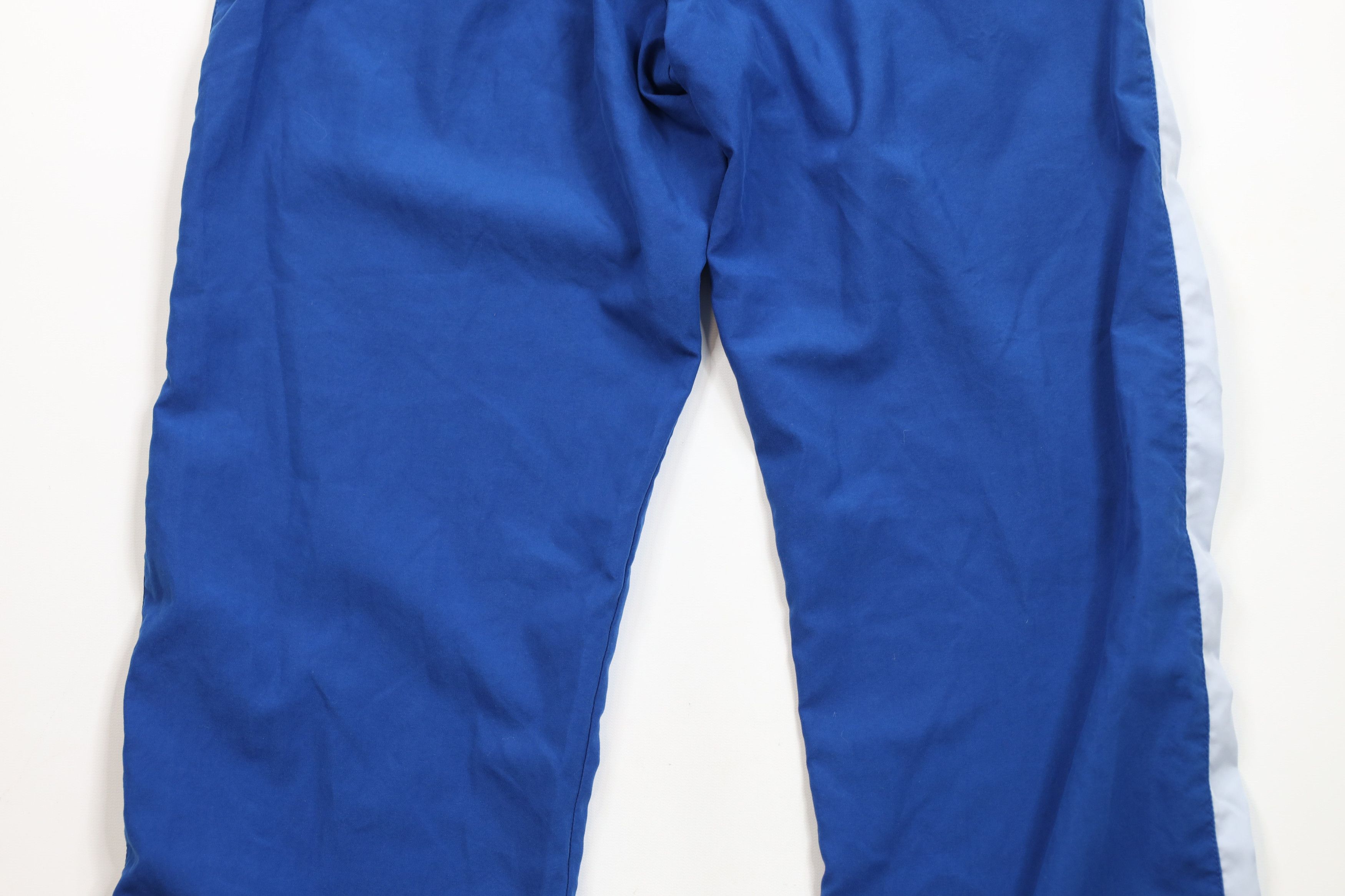 Nike × Vintage Vintage 90s Y2K Nike Mini Swoosh Striped Wide Leg Pants Size 28" / US 6 / IT 42 - 11 Thumbnail