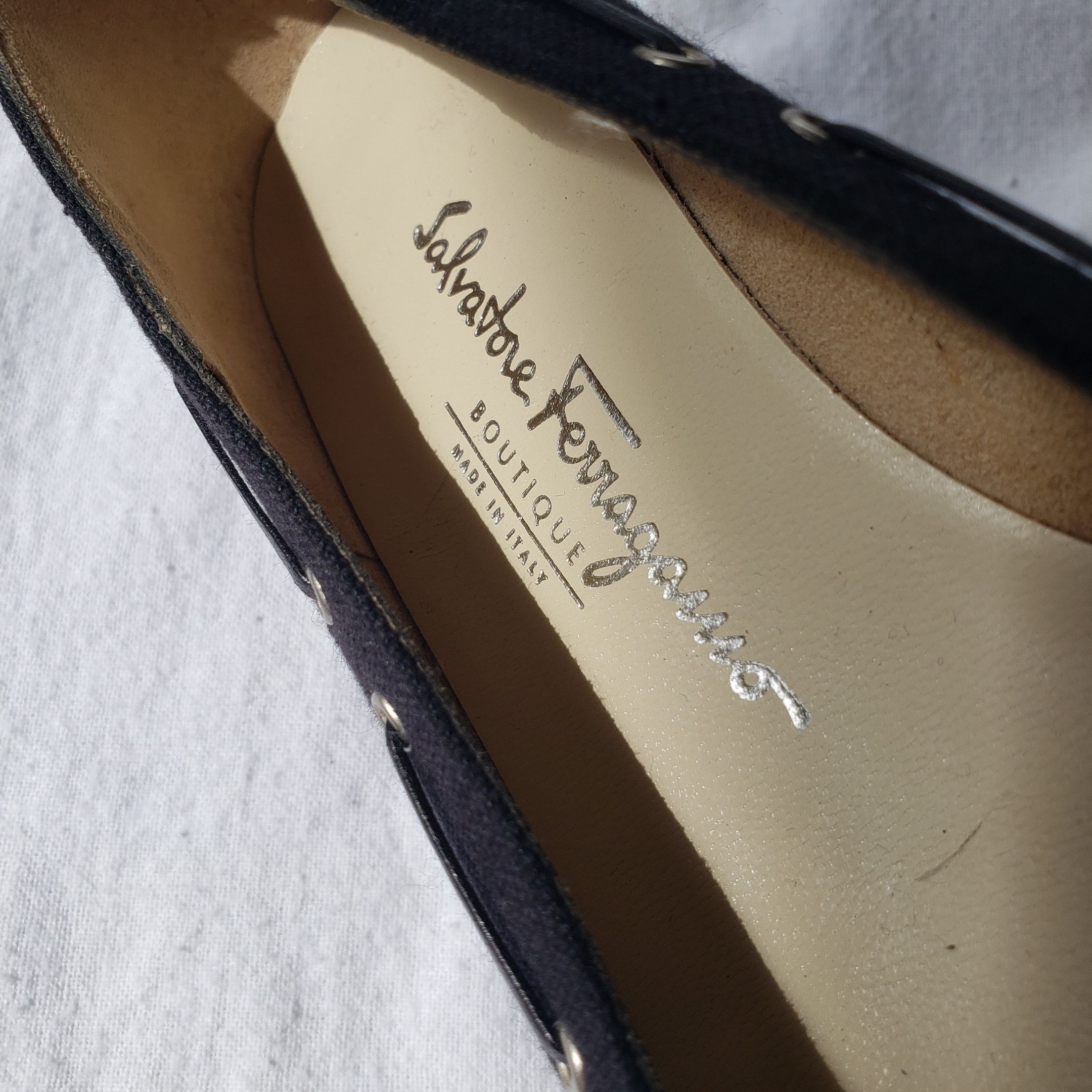 Salvatore Ferragamo Salvatore Ferragamo Black Canvas Espadrilles Ballet Flats Size US 6 / IT 36 - 3 Thumbnail
