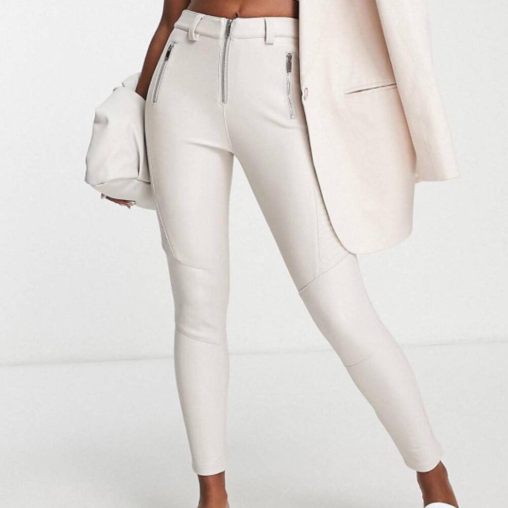 Topshop TopShop Faux Leather Skinny Pants/Leggings Size 4 Size 23" - 9 Thumbnail