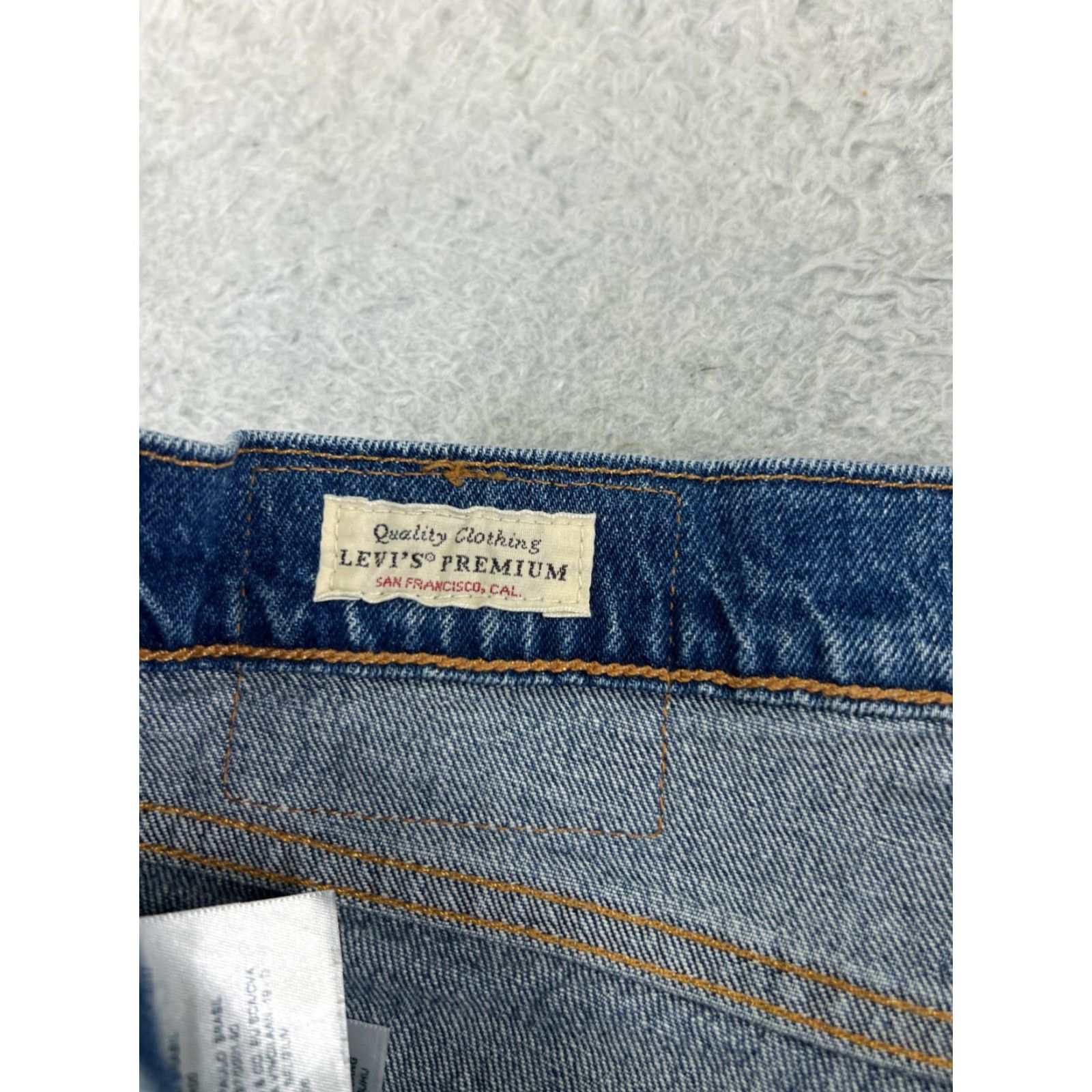 Levi's Levis Jeans Mens 510 Skinny Regular 30x28 Blue Mid Wash Denim Cotton Blend 5-Pocket Design Vintage No Size US 30 / EU 46 - 6 Thumbnail