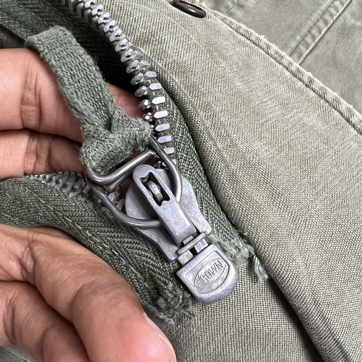 Vintage Vintage M-51 OG 107 SATEEN FIELD JACKET CROWN ZIPPER Size US XS / EU 42 / 0 - 10 Thumbnail