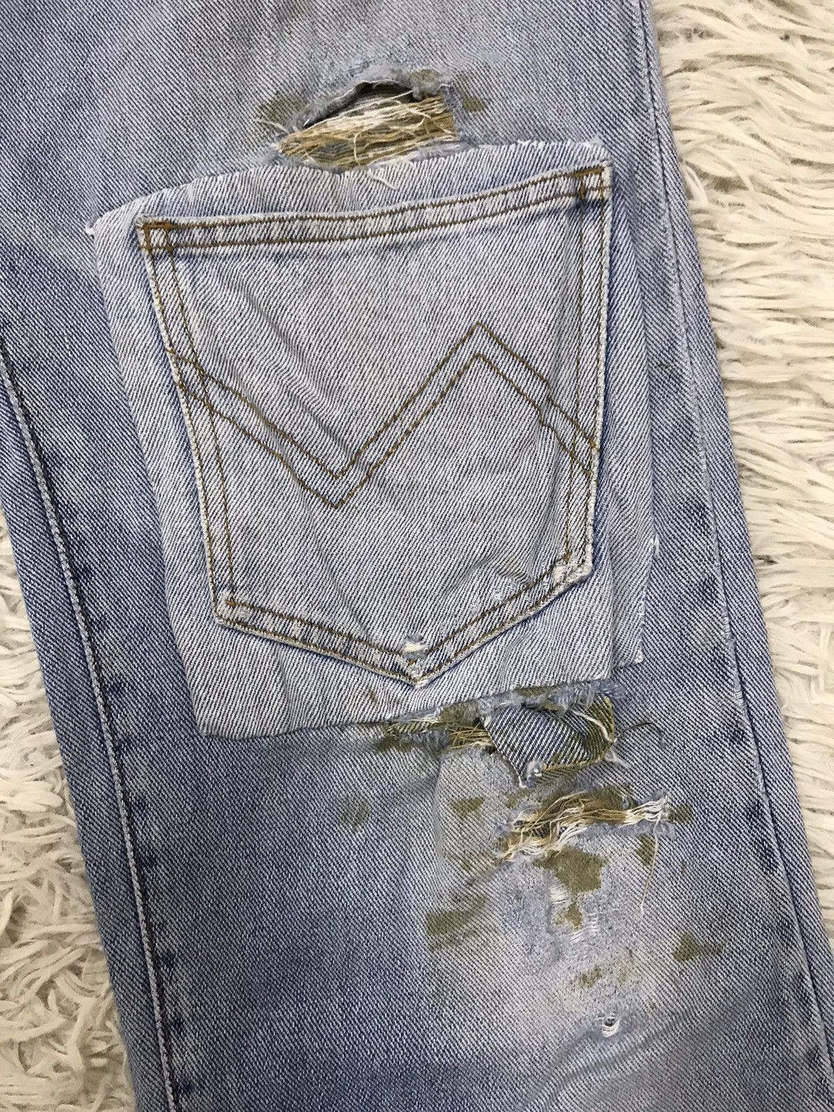 Japanese Brand × Vintage Vintage Sayotasu Co. ltd Blue Way Custom Distressed Jeans Size US 28 / EU 44 - 5 Thumbnail
